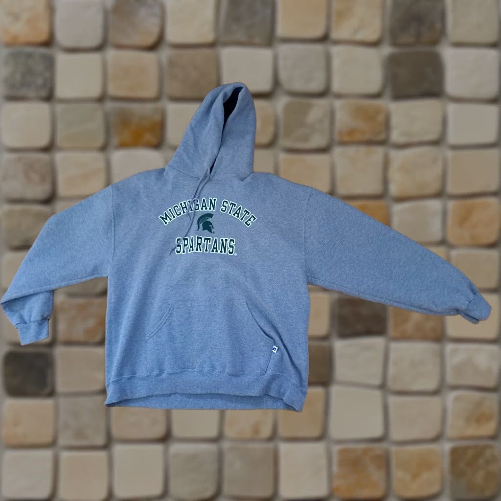 Vintage Vintage Michigan State Spartans Basketball Warm-Up Hoodie XL Russell EUC Izzo - Unisex Adult Size US XL / EU 56 / 4 - 1 Thumbnail