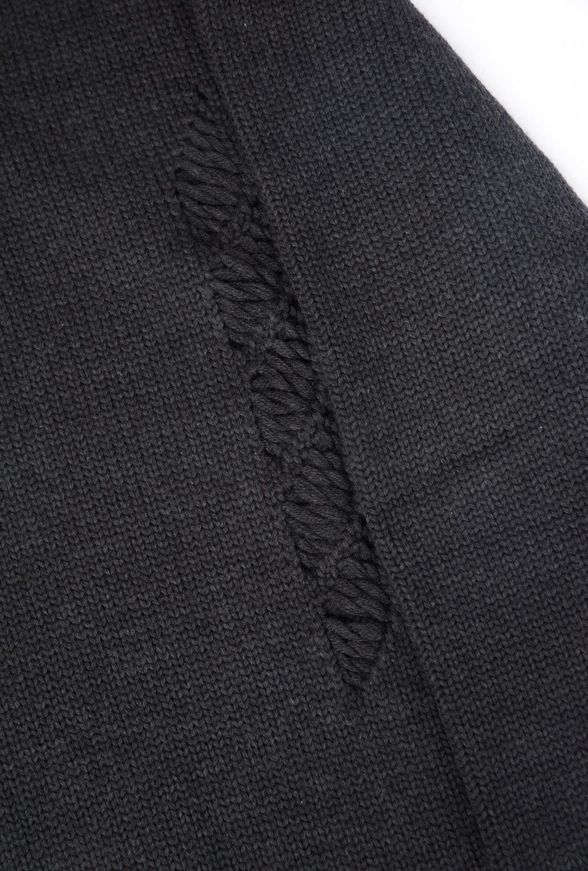 Dior × Hedi Slimane Dior Homme FW02 Reflexion Distressed Turtleneck Sweater Size US L / EU 52-54 / 3 - 3 Thumbnail