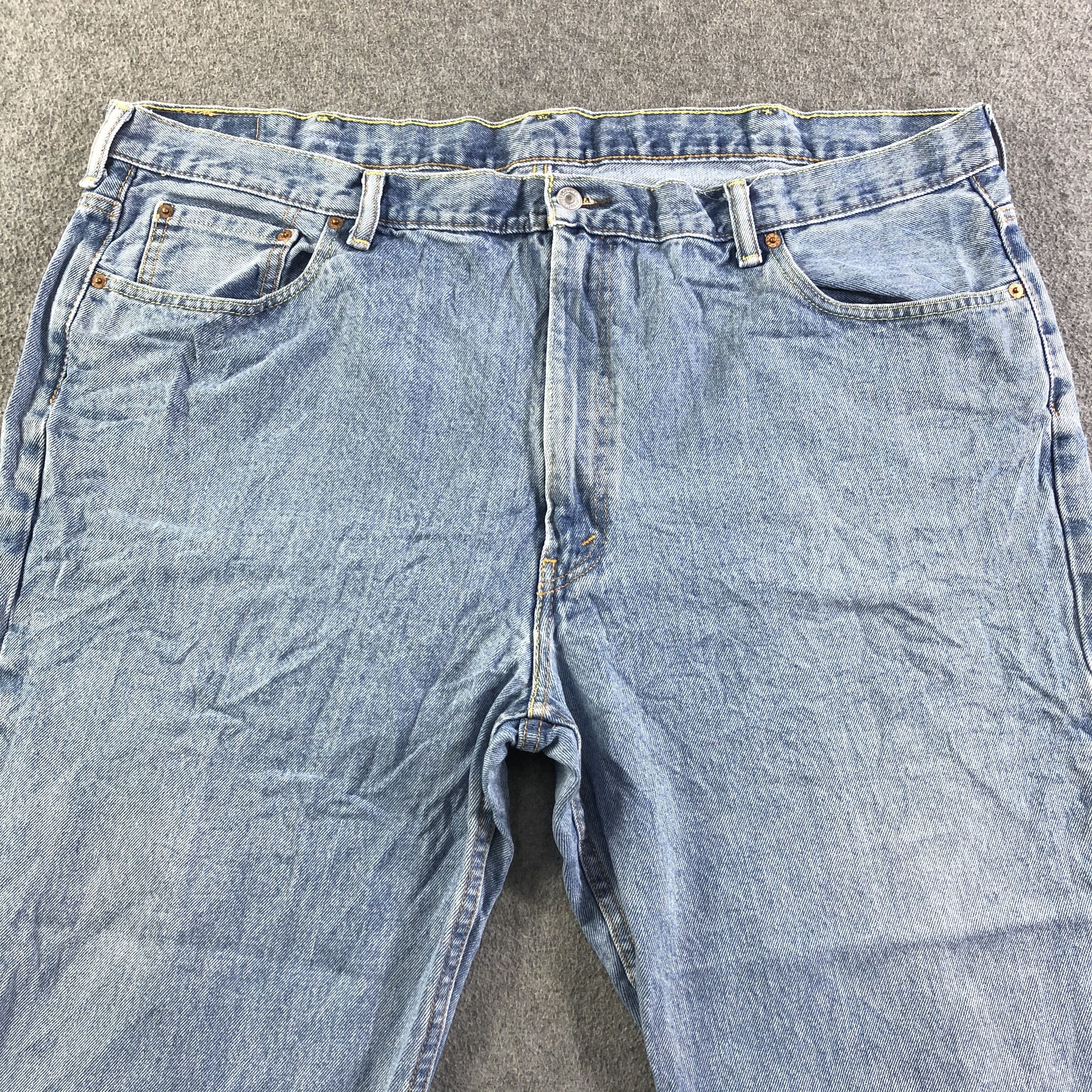 Levi's Vintage Blue Wash Levis 550 Jeans-J4084 Size US 44 / EU 60 - 3 Thumbnail
