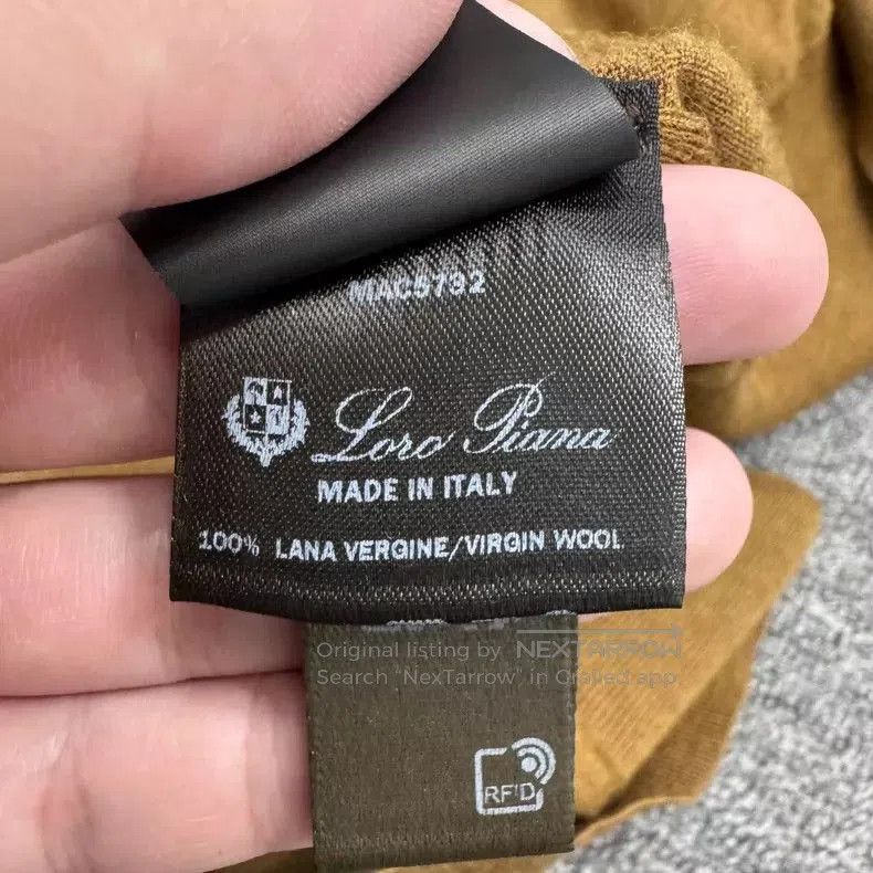 Loro Piana Loro Piana Solid Polo Shirt. Size US XL / EU 56 / 4 - 4 Thumbnail
