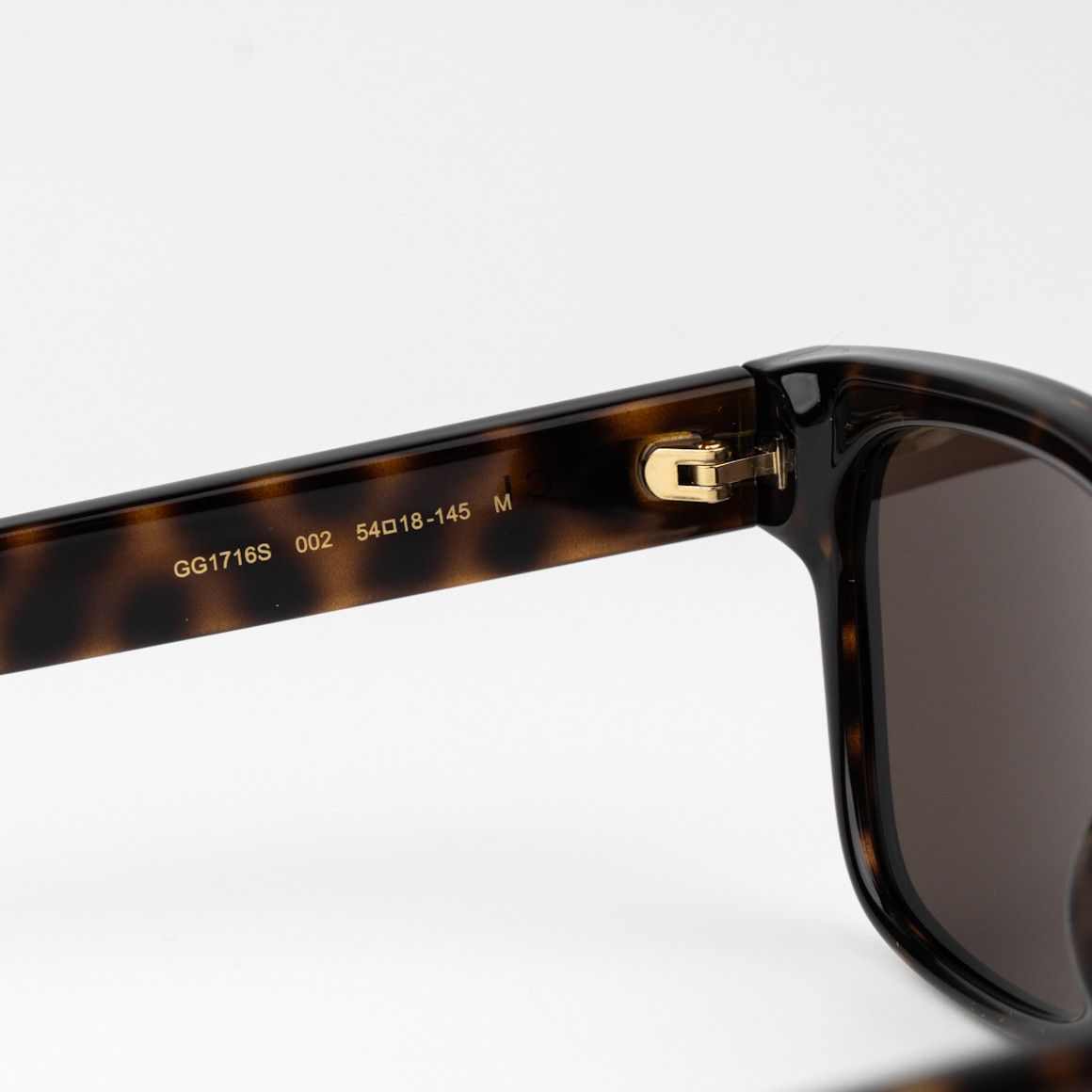 Gucci NEW Gucci GG1716S 002 Havana Brown Square Unisex Sunglasses Size ONE SIZE - 8 Thumbnail