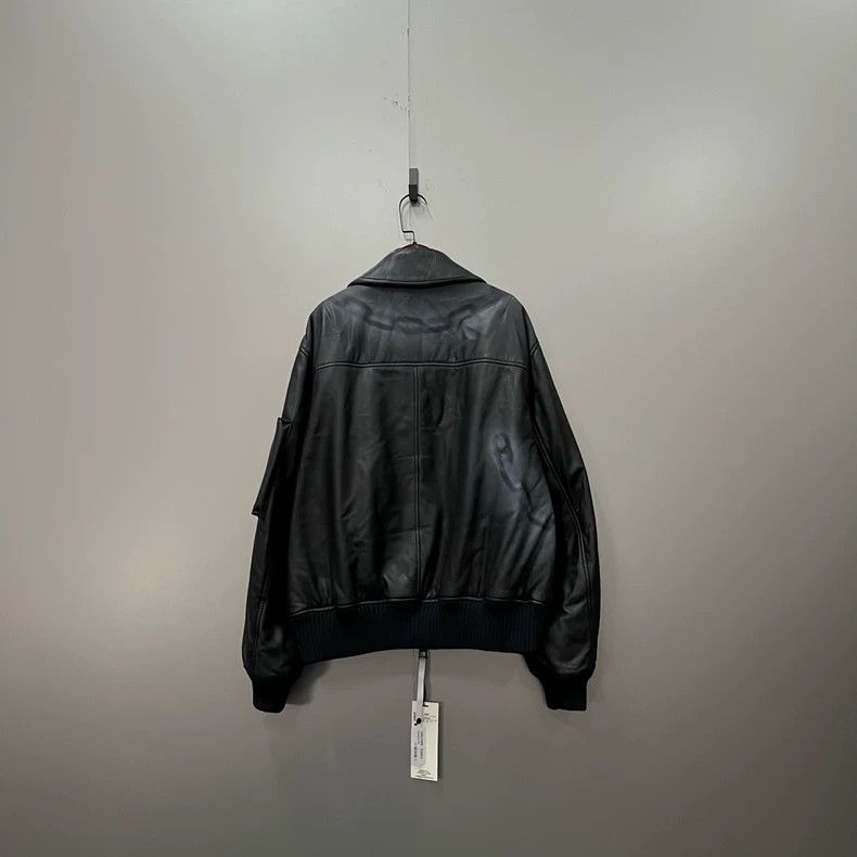 Louis Vuitton Louis Vuitton Black chain printed leather jacket 2501-Nexta Size US M / EU 48-50 / 2 - 2 Thumbnail