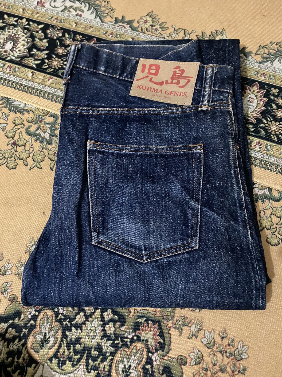 image of Kojima Genes Japan Vintage Kojima Genes Selvage Denim Size 34 in Blue, Men's
