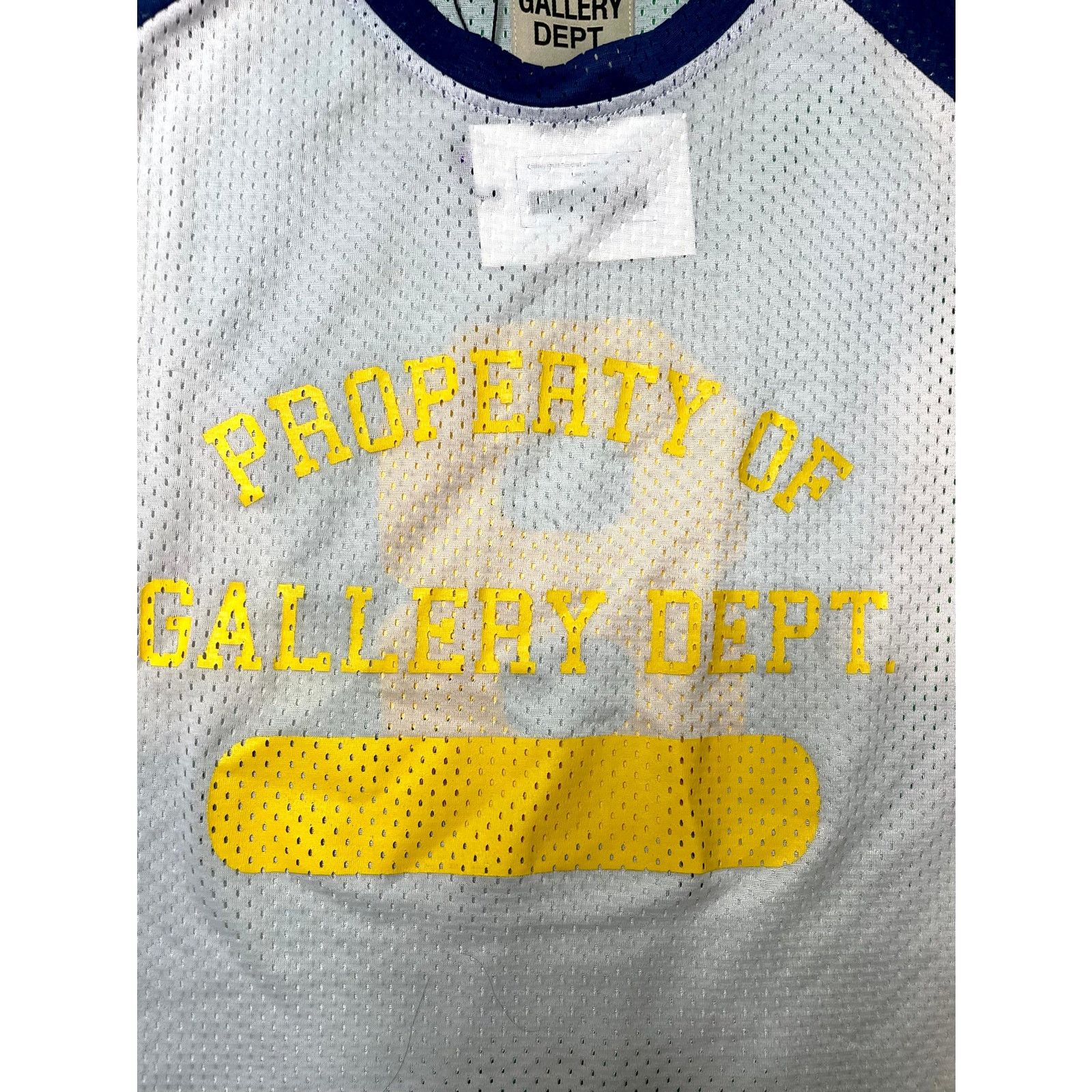 Gallery Dept. Gallery Dept Football Navy & Yellow Jersey Size US XL / EU 56 / 4 - 3 Thumbnail
