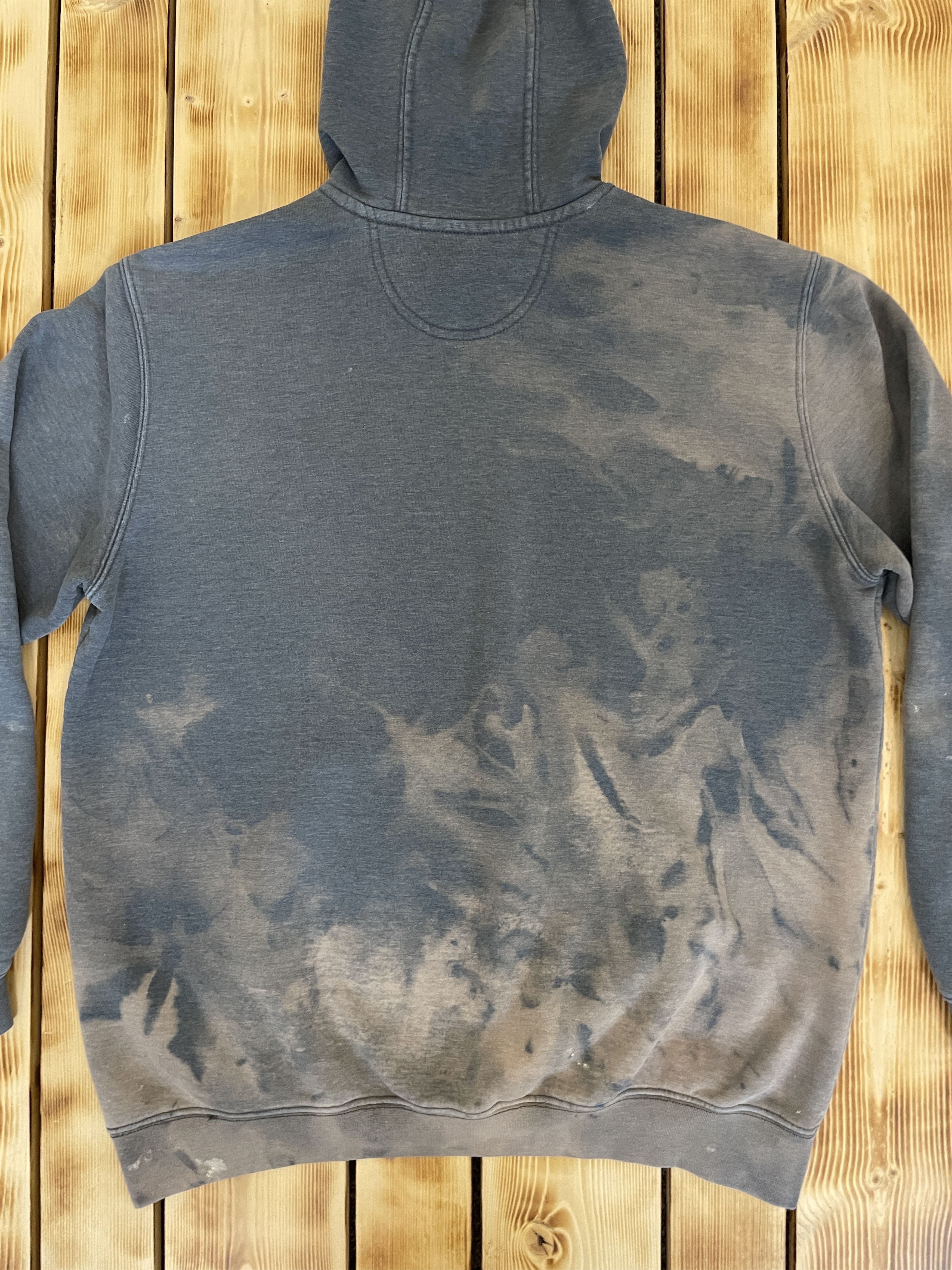 Carhartt S17 Carhartt Distressed Bleached Blank Gray Hoodie Thrashed Size US L / EU 52-54 / 3 - 8 Thumbnail