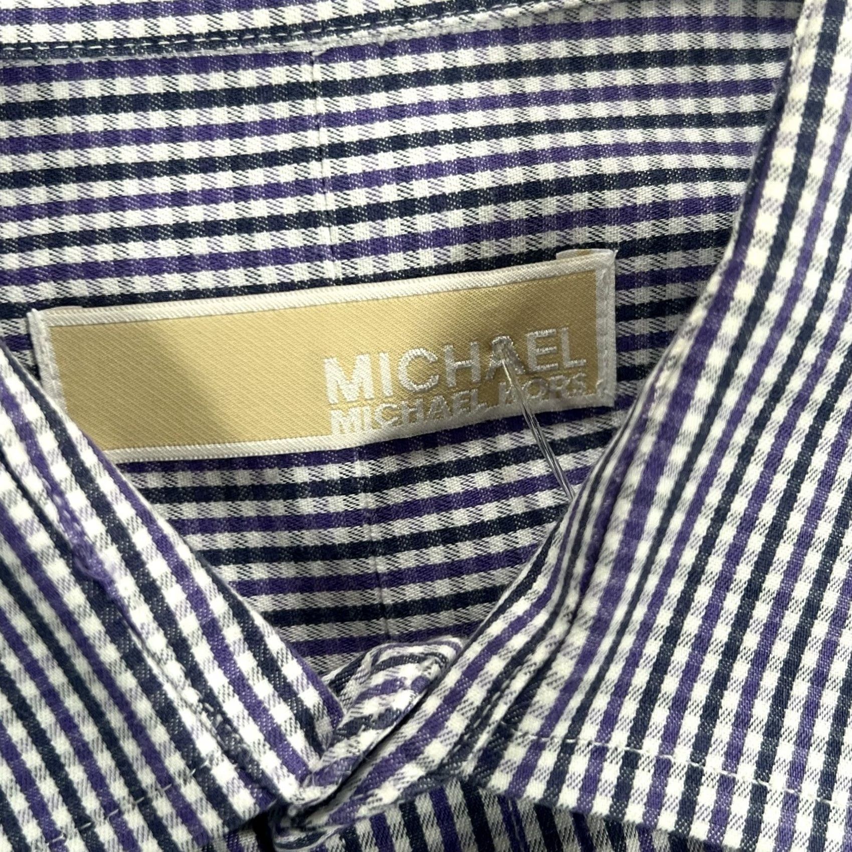 Michael Kors Michael Kors Button-Down Shirt Men XL Long Sleeve Multicolor Shirt Mens XL Button-Up Collar-Down Modern Distinctive Style Size US XL / EU 56 / 4 - 2 Thumbnail