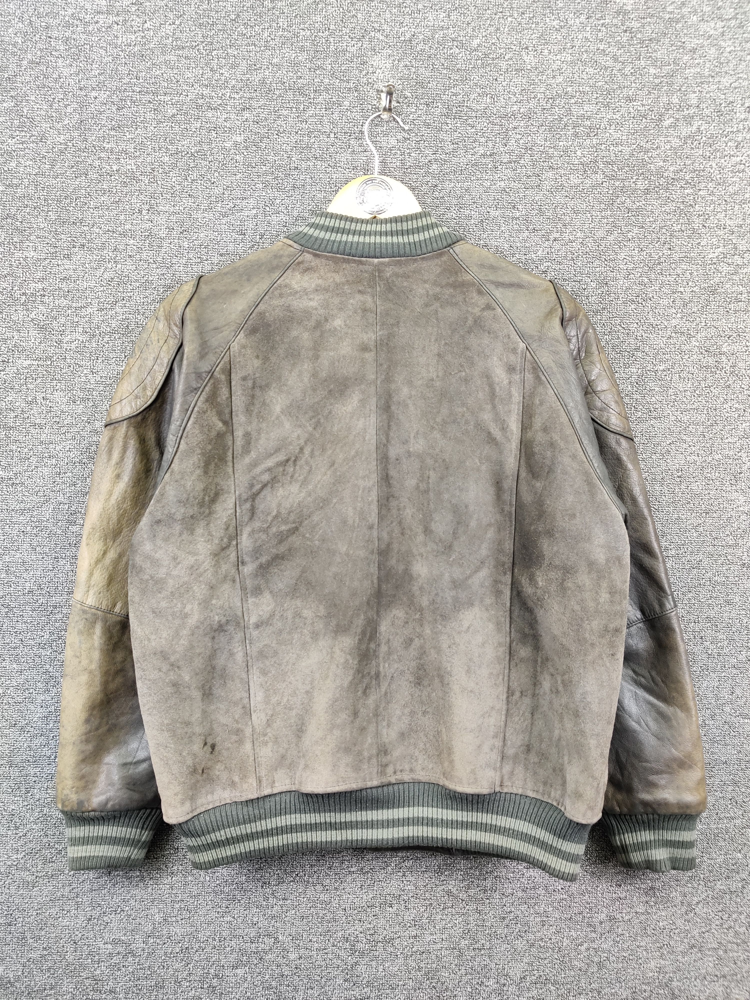 Genuine Leather Vintage Unbrand Bomber Leather Jacket Size US M / EU 48-50 / 2 - 7 Thumbnail