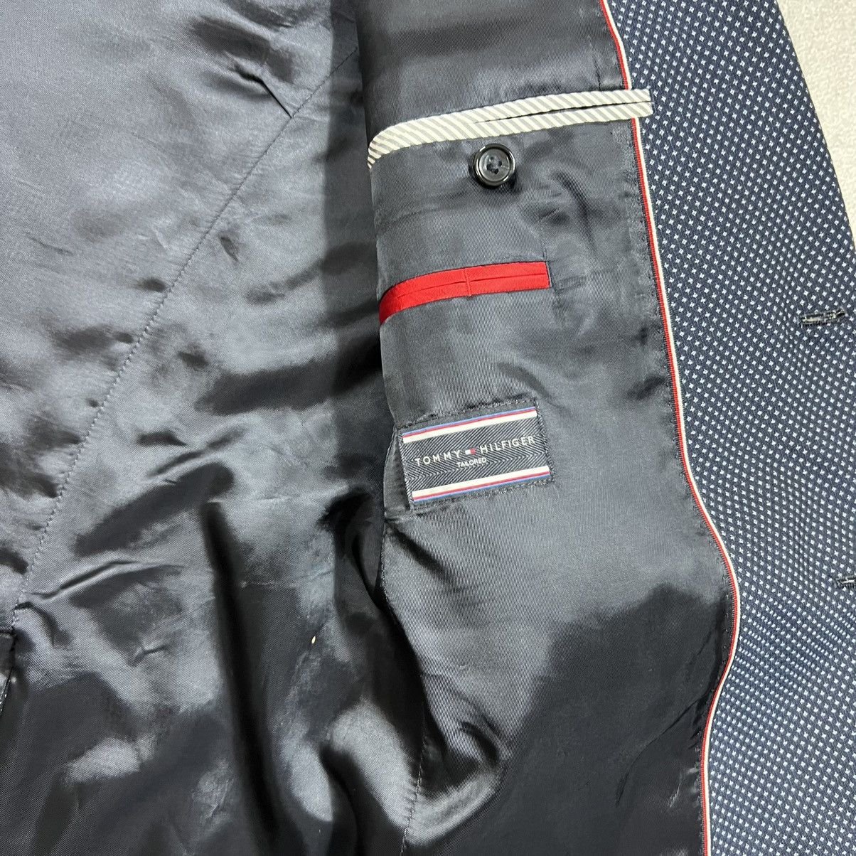 Other 🌀 Vintage Blue Tommy Hilfiger x Rick Owens Style Blazer Size 48L - 10 Thumbnail
