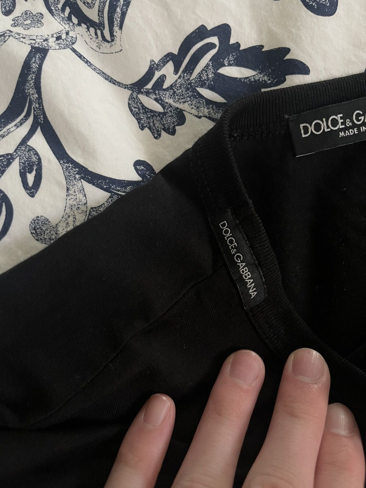 Dolce & Gabbana Dolce and Gabbana Embroidery tee Size US M / EU 48-50 / 2 - 5 Thumbnail
