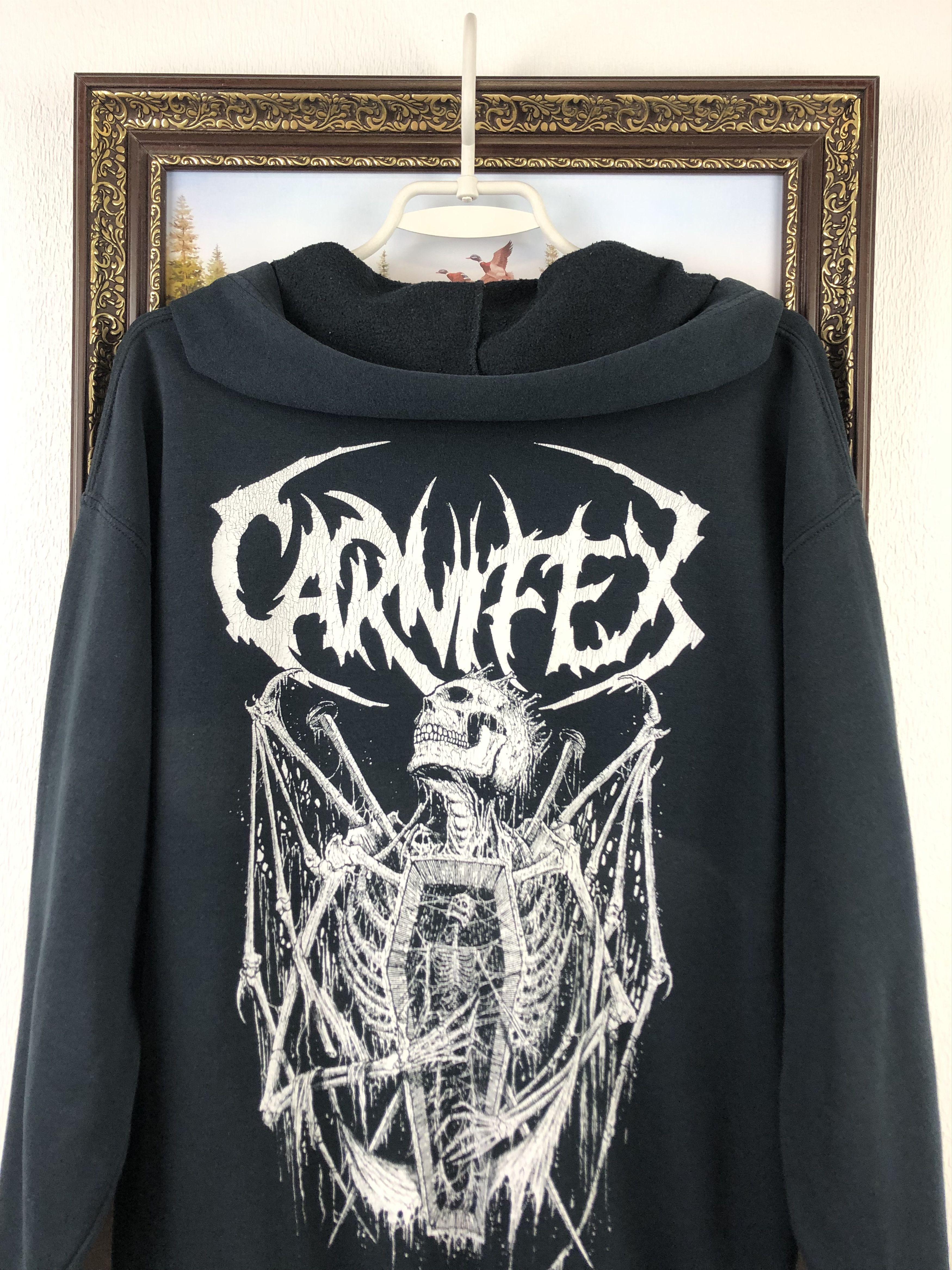 Band Tees Vintage Carnifex Hoodie Band Black Metal Graphic Grindcore Size US M / EU 48-50 / 2 - 2 Thumbnail