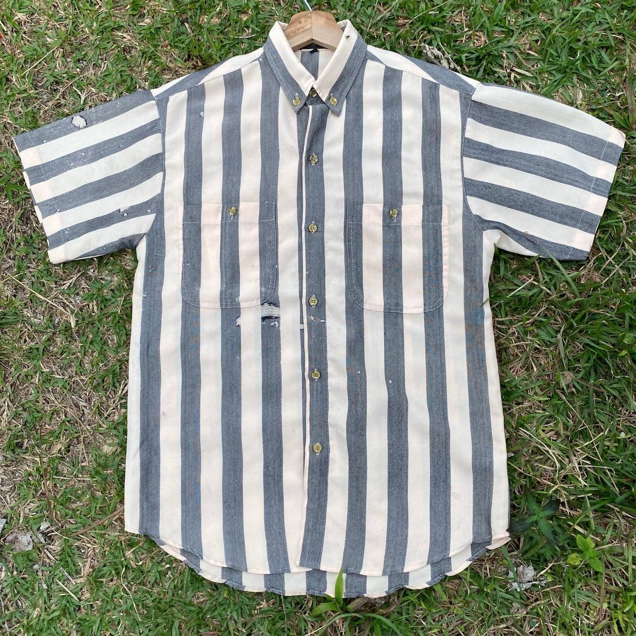 If Six Was Nine Vintage 2nd chance double pocket Distressed shirts Size US S / EU 44-46 / 1 - 1 Thumbnail