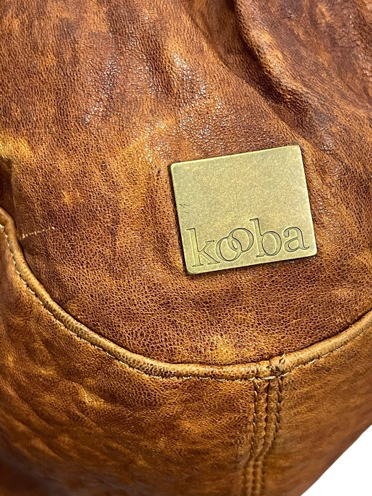 Comme des Garcons × Stussy Full Leather Patina Kooba Tote Bag prada julius dior cdg 7🟩 Size ONE SIZE - 8 Thumbnail