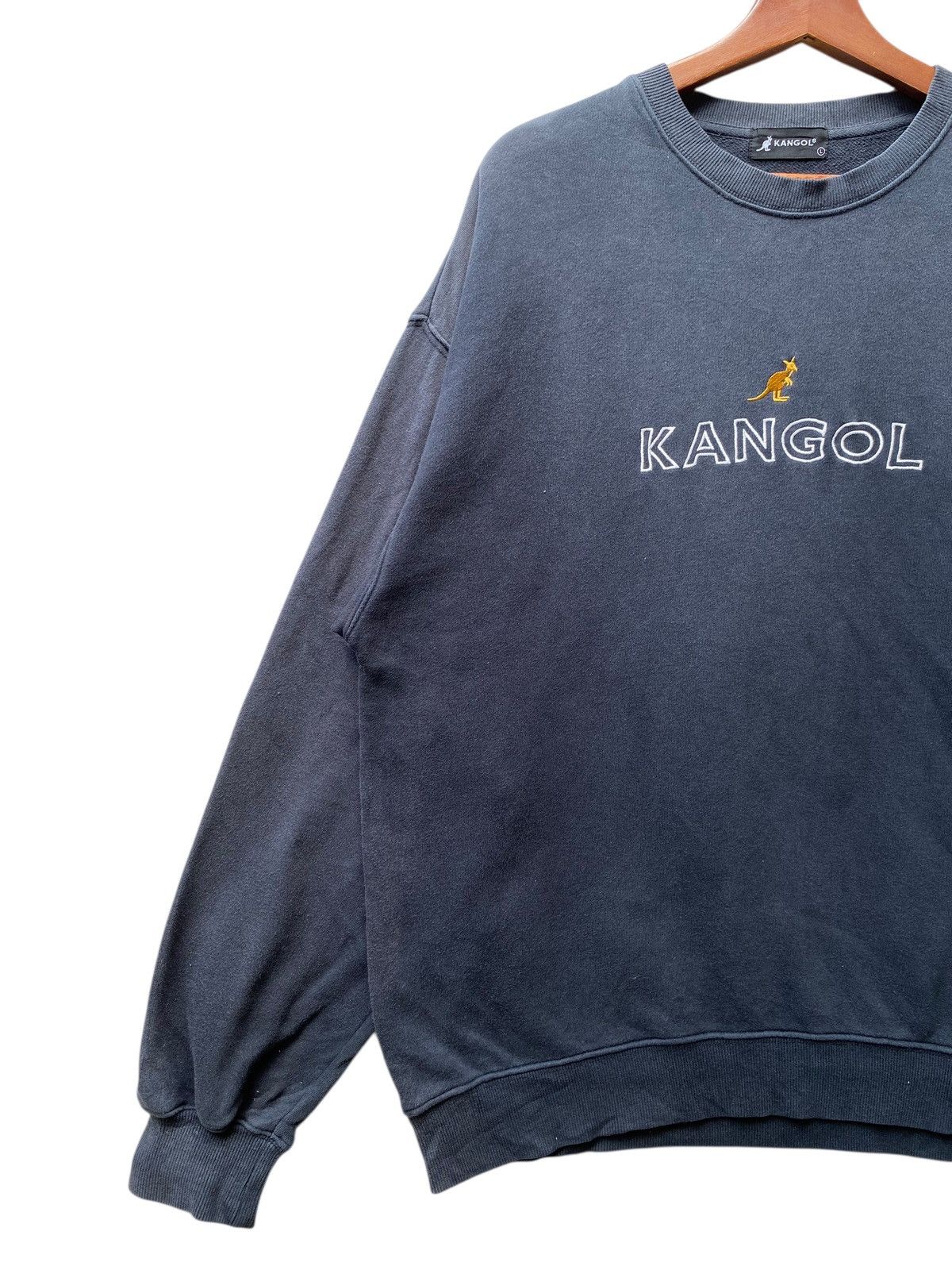 Kangol Vintage Kangol Sweatshirt Spellout Pullover Jumper Crewneck Size US L / EU 52-54 / 3 - 3 Thumbnail