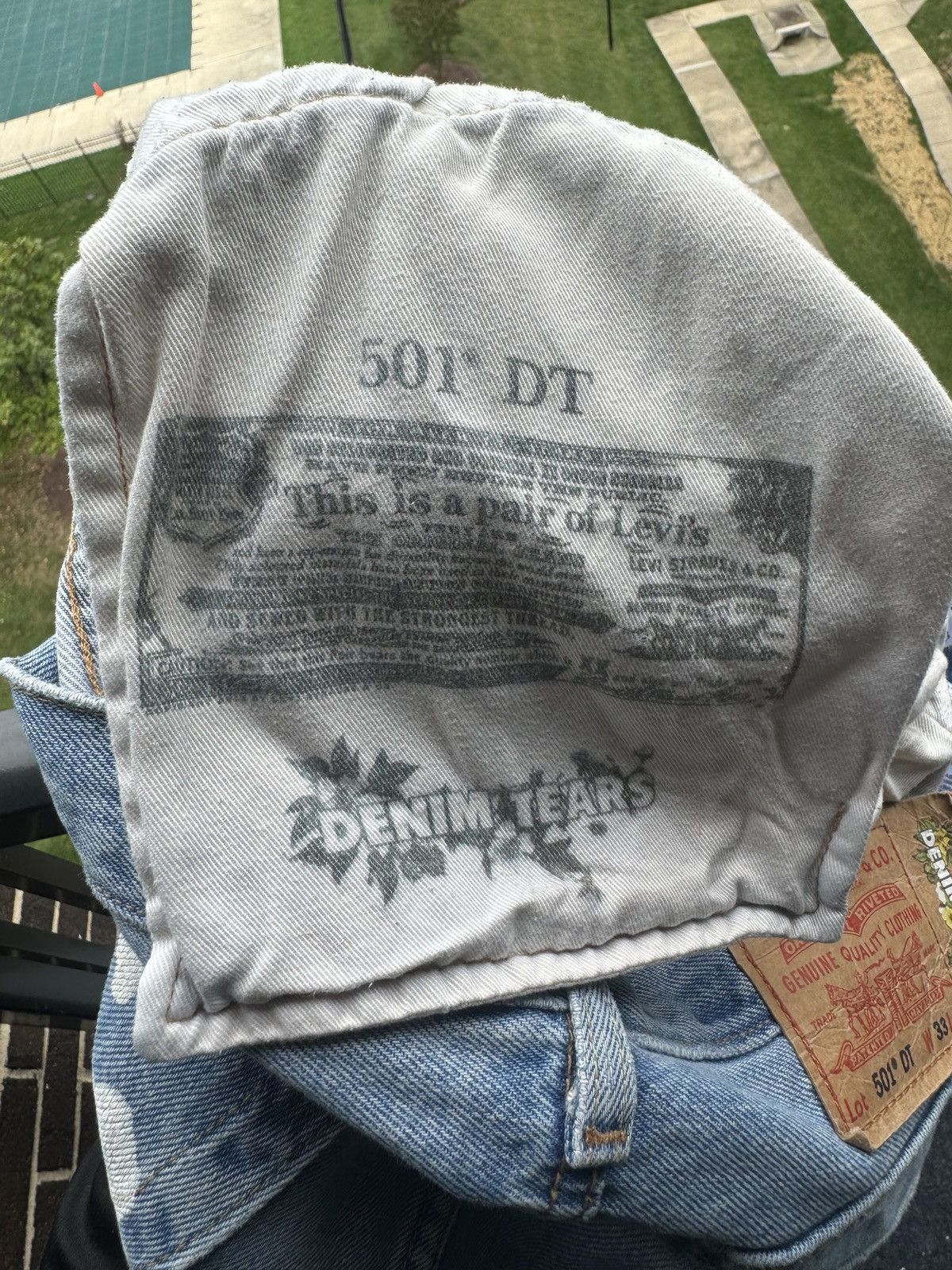 DENIM TEARS × Levi's DENIM TEARS x Levi’s 501 Denim Jeans sz33 Size US 33 - 6 Thumbnail