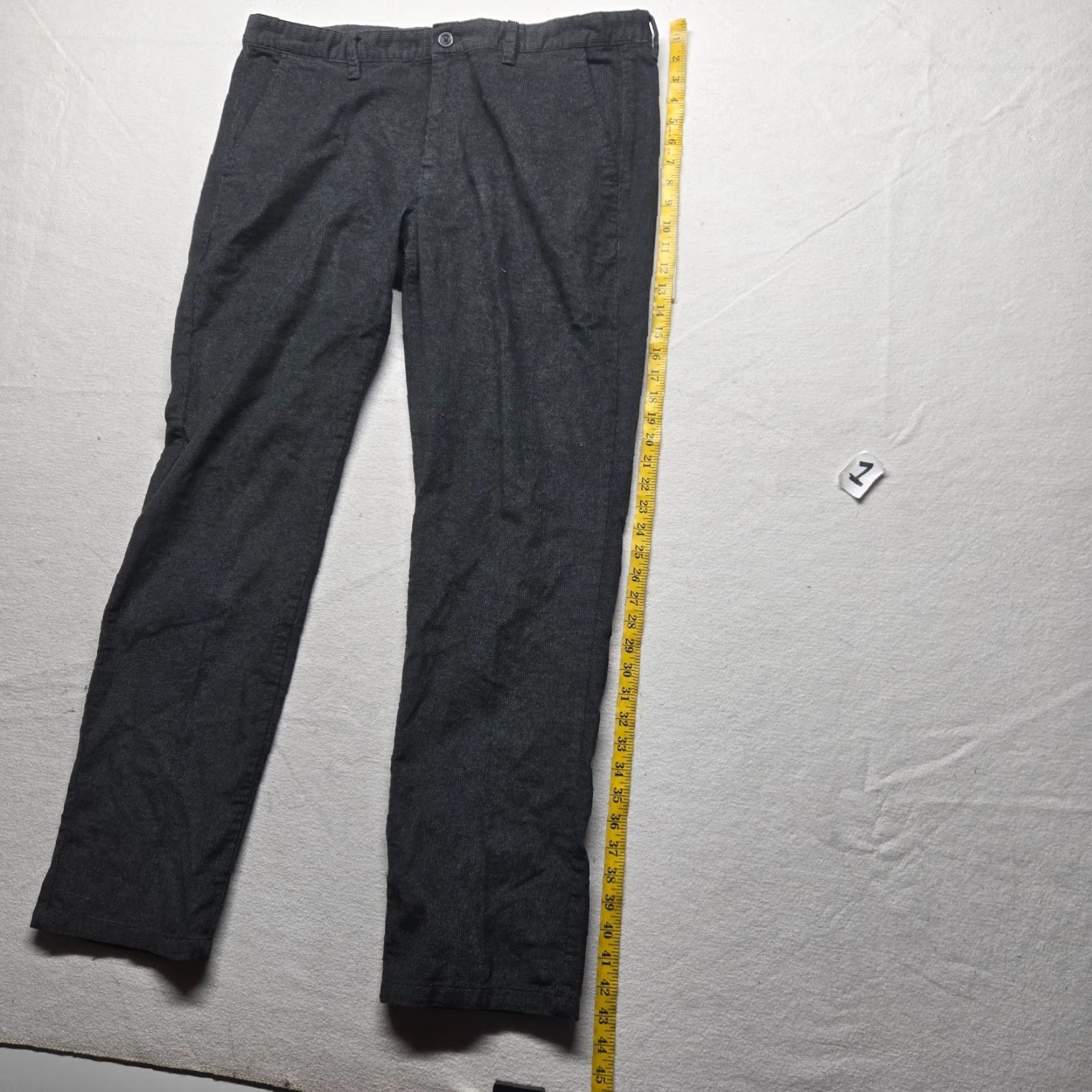 Izod Izod PerformX Pants Adult Men's 38x32 Dark Gray Classic Fit Golf Chino Polyester Size US 38 / EU 54 - 7 Thumbnail