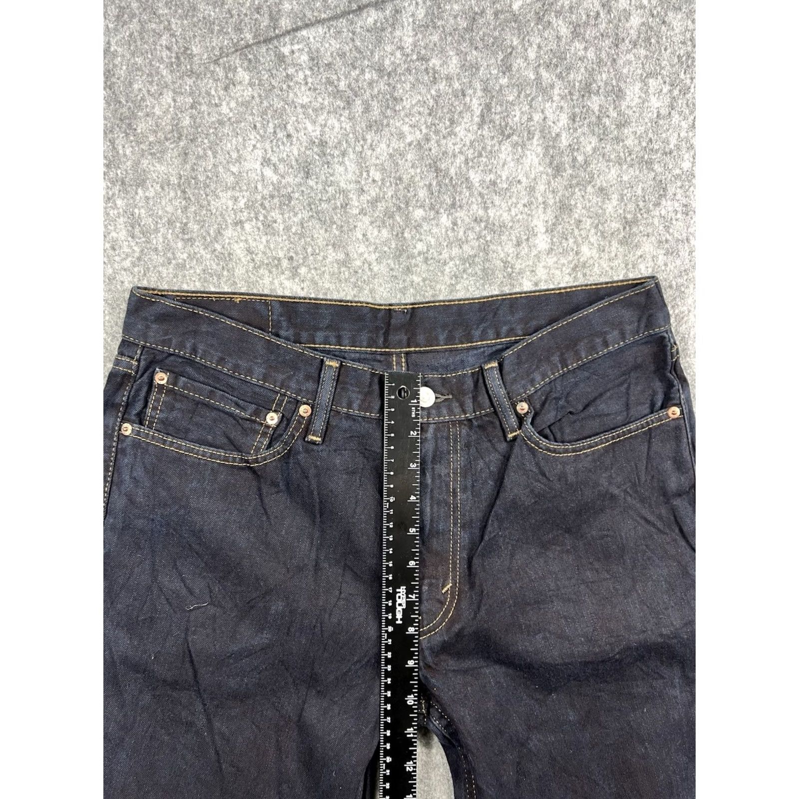 Levi's Levi's 511 Jeans Men's Dark Wash Blue Slim Straight Regular 36x32 Denim Cotton Spandex Logo Zip Button 511 Model City USA Wearable Size US 36 / EU 52 - 5 Thumbnail
