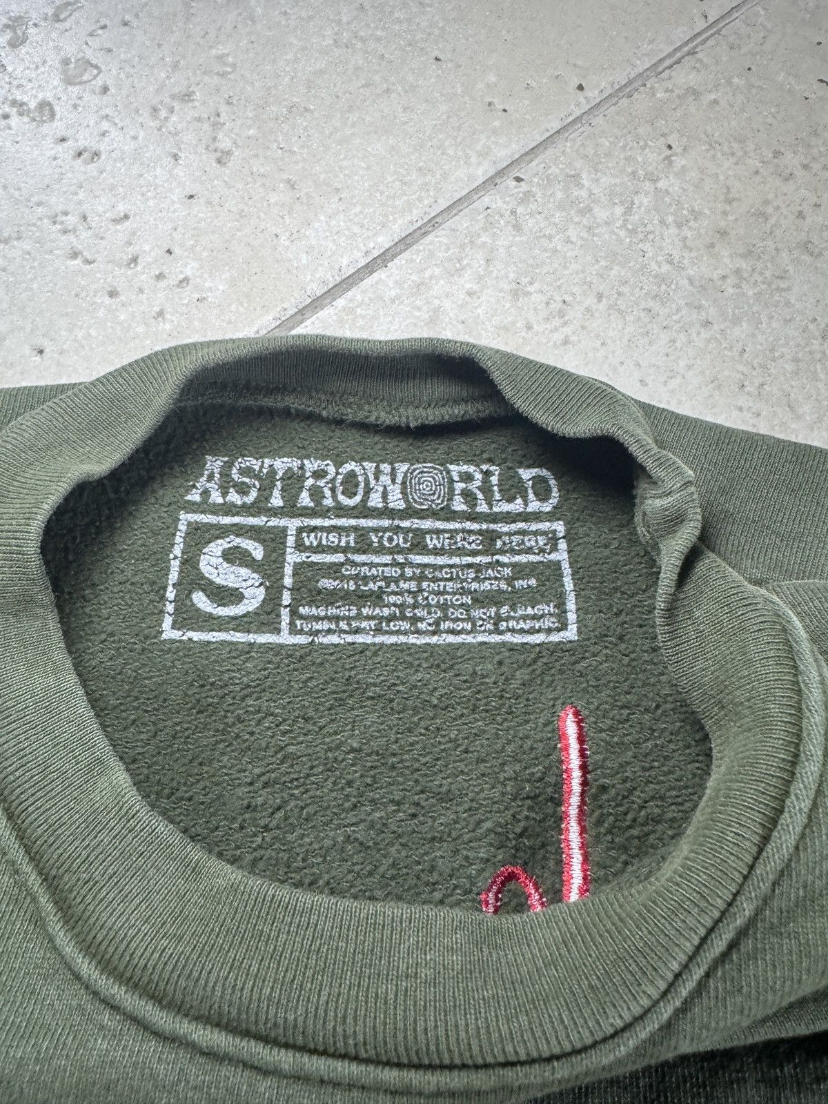 Travis Scott Travis Scott Astroworld Wish You Were Here Tour Crewneck S Size US S / EU 44-46 / 1 - 8 Thumbnail