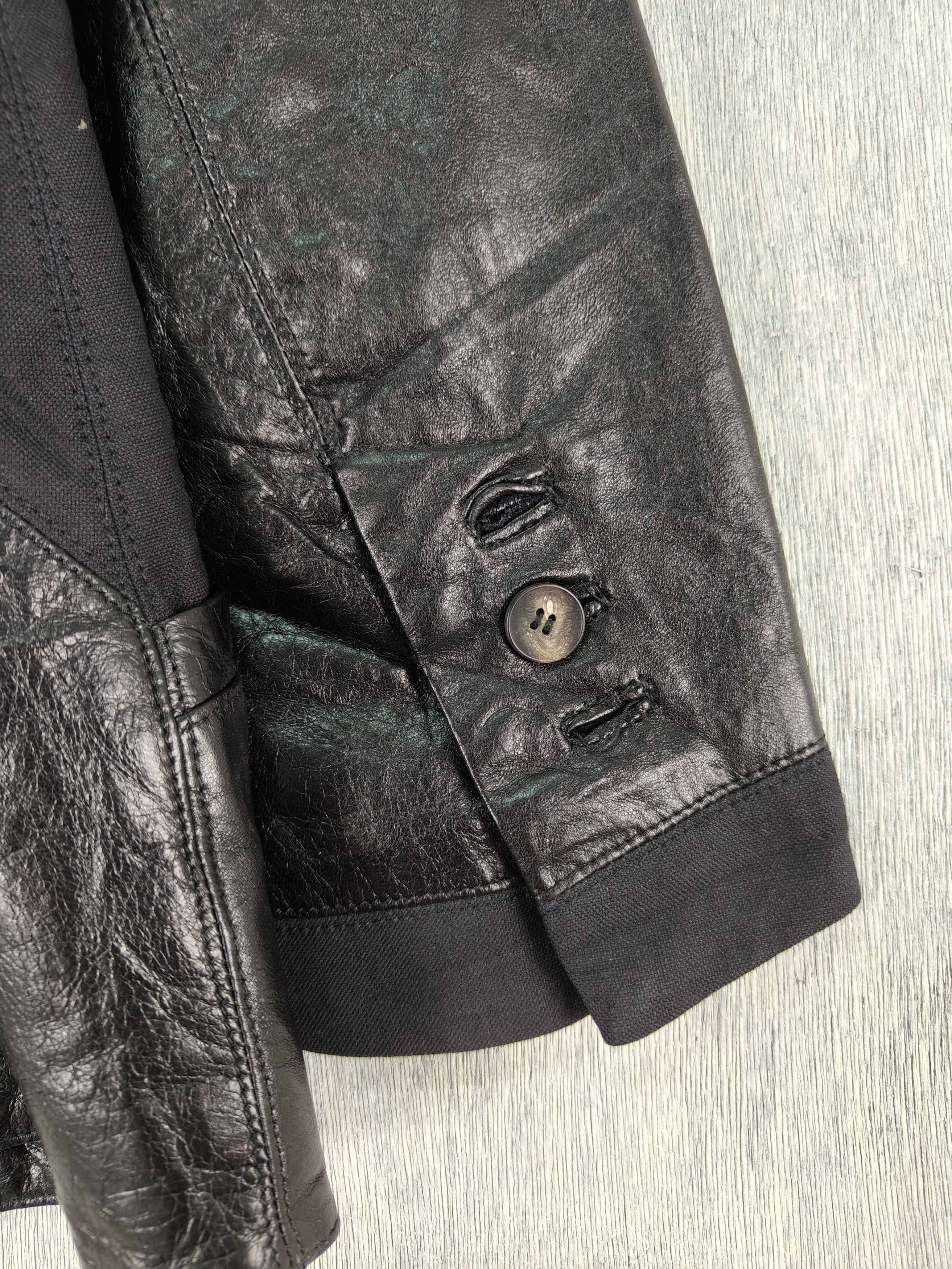 Helmut Lang Vintage Helmut Lang Lamb Leather Blazer Style Jacket Size US M / EU 48-50 / 2 - 9 Thumbnail