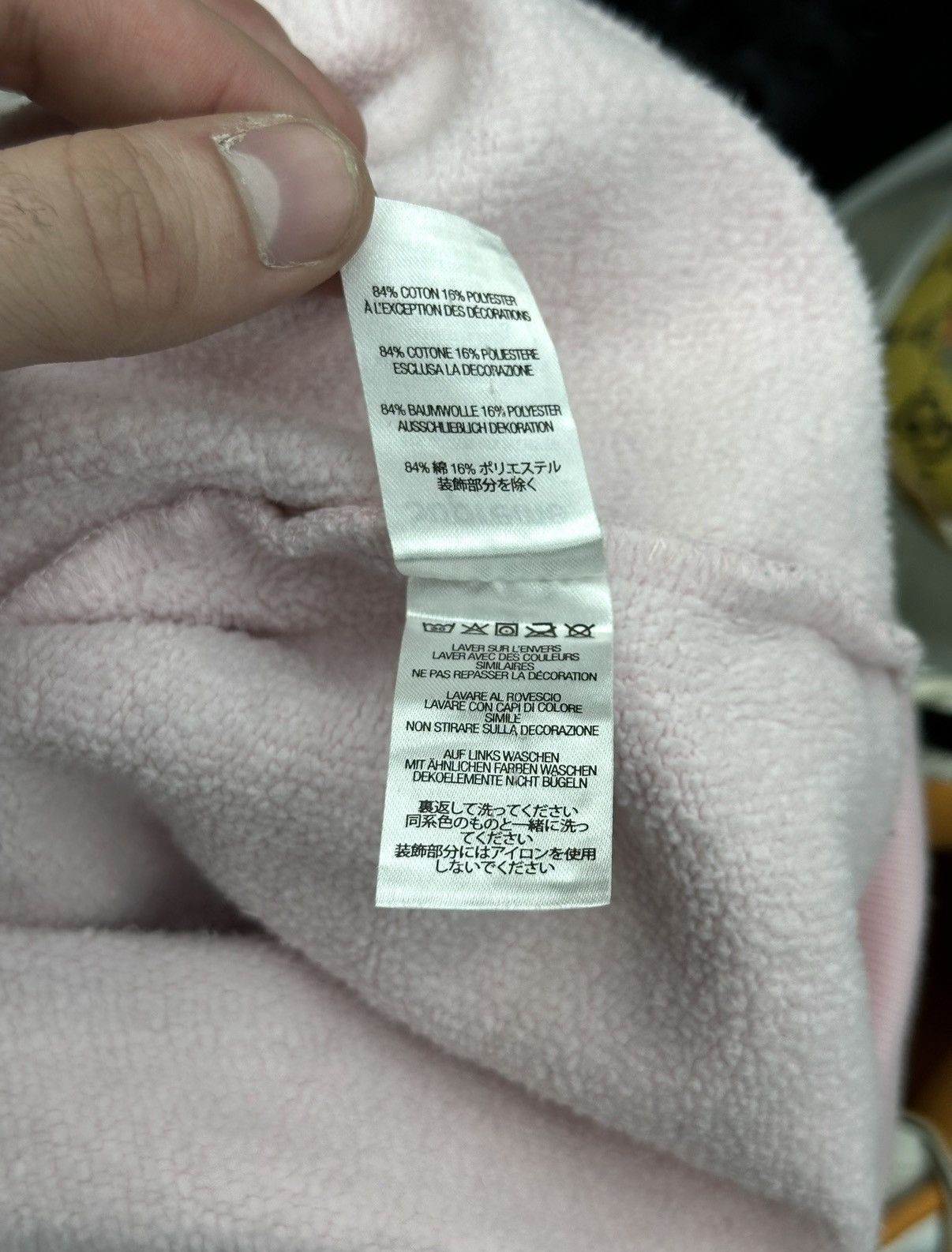 Supreme Supreme Team Chenille Hooded Sweatshirt ‘Light Pink’ Size US L / EU 52-54 / 3 - 7 Thumbnail