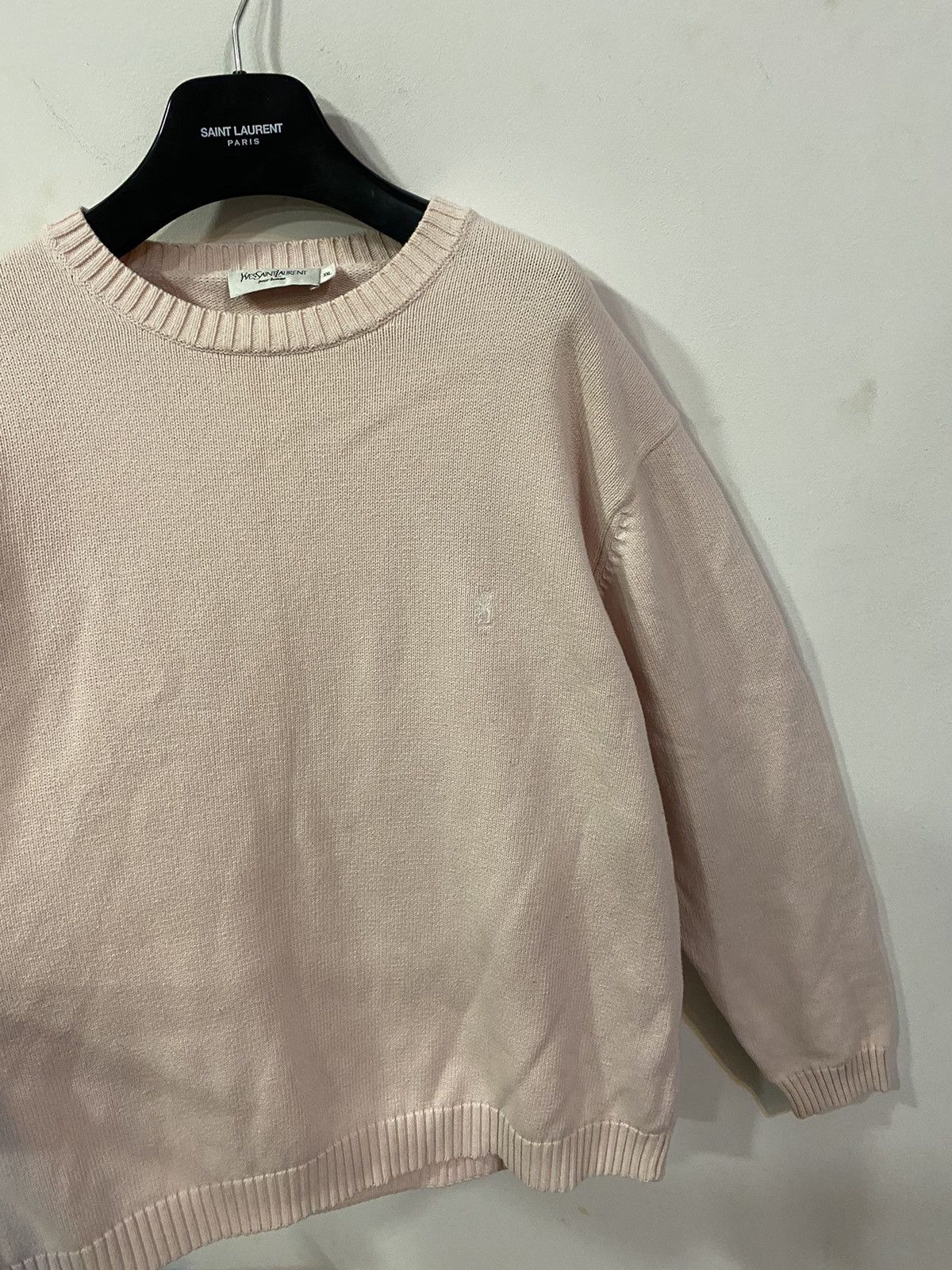 Yves Saint Laurent Pinky YSL Sweater Knit YSL Sweatshirt Size US XXL / EU 58 / 5 - 12 Thumbnail