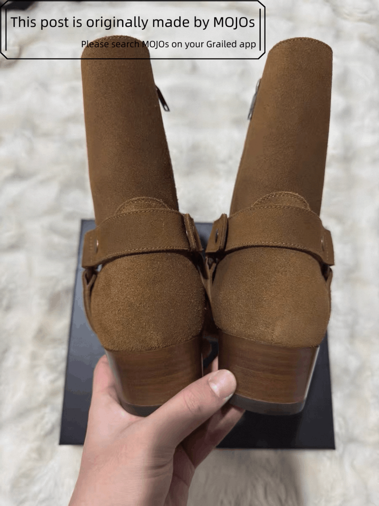 Saint Laurent Paris Sz 44 Saint Laurent Paris Wyatt 40 Harness Boots mojos123826 Size US 11 / EU 44 - 6 Thumbnail
