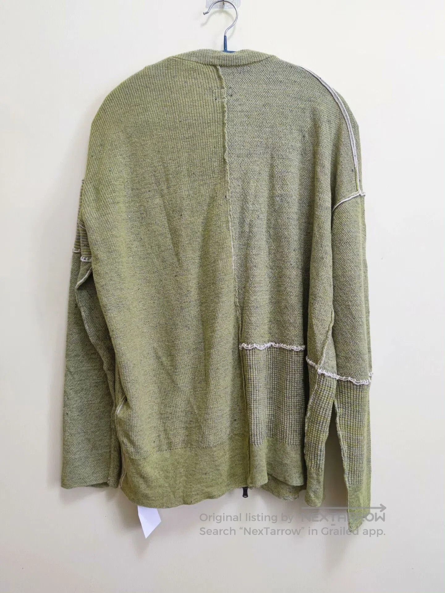 The Viridi-anne Viridi Anne Knit Cardigan in Linen Blend. Size US M / EU 48-50 / 2 - 3 Thumbnail
