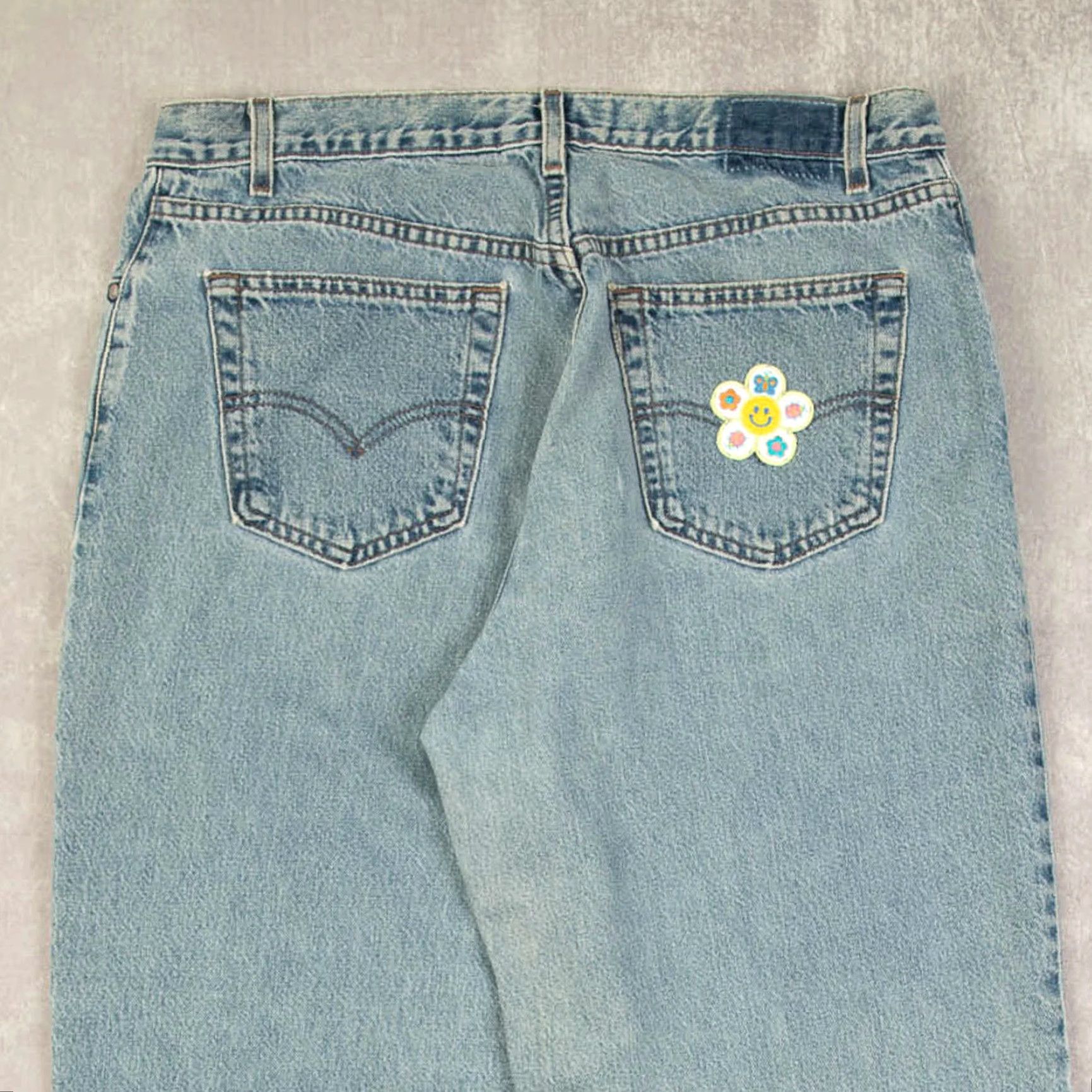 Levi's Levi's Vintage 90s Silver Tab Flared Patch Jeans W36 L32 Men's Blue Denim Jeans Size US 36 / EU 52 - 4 Thumbnail