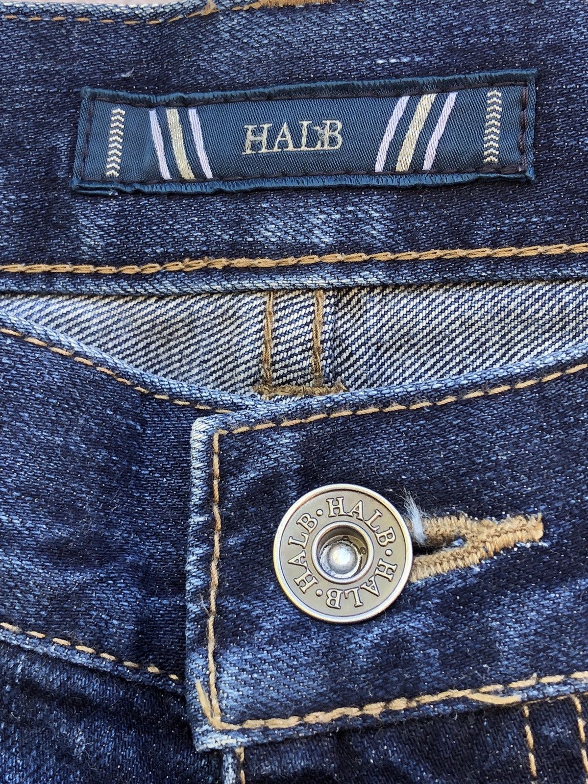 Japanese Brand Japanese Brand Halb Multiy Pocket Jeans Size US 33 - 9 Thumbnail
