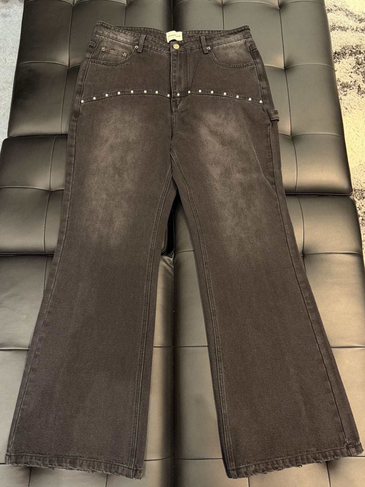 Misunderstood Size 36 - Misunderstood Bronco Black Denim Jeans Size US 36 / EU 52 - 1 Thumbnail