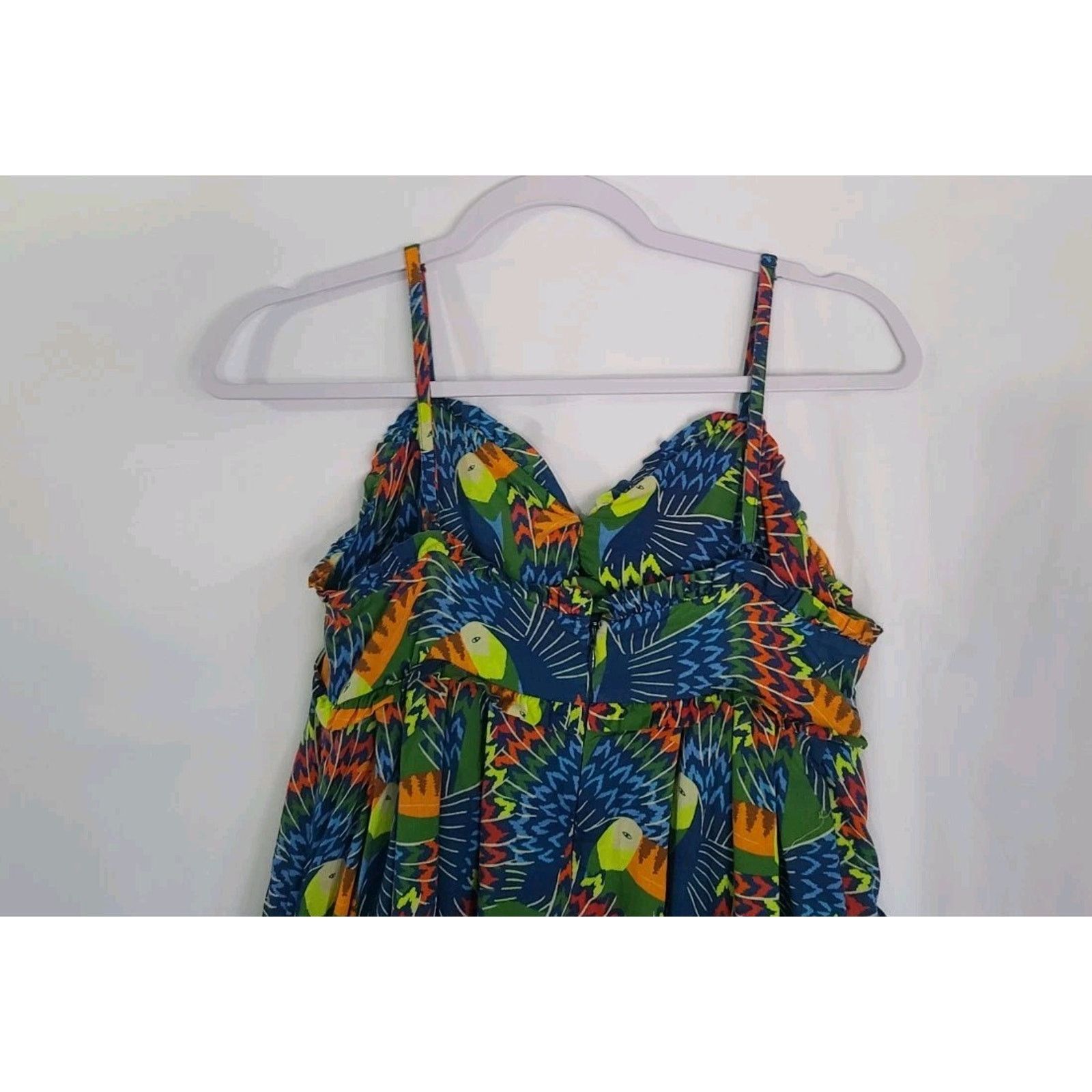 Farm Rio Farm Rio For Anthropologie Multicolor Maxi Dress XXS Size XXS / US 00 / IT 34 - 8 Thumbnail