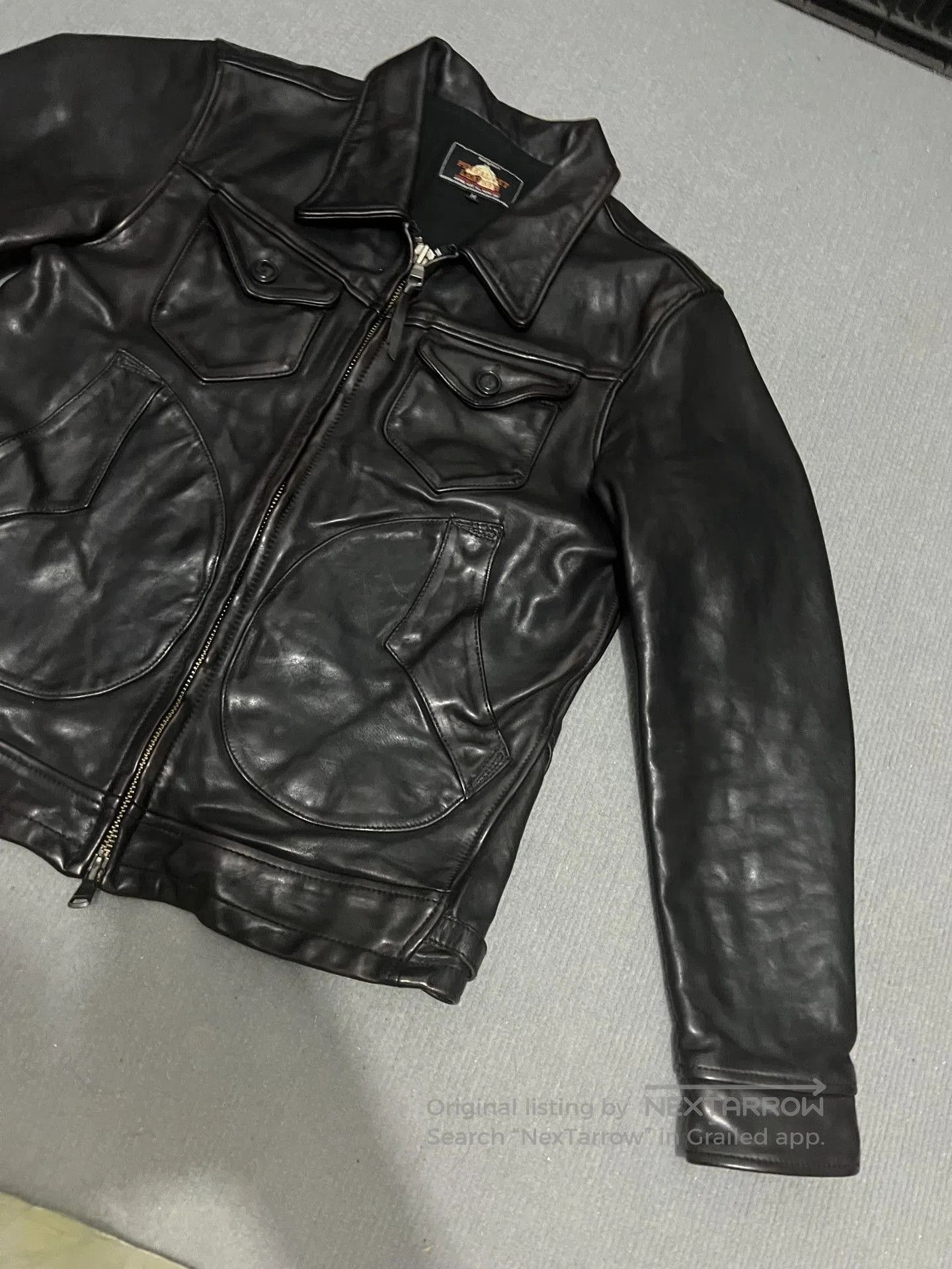 RRL Ralph Lauren Men's Horsehide Leather Jacket. Size US M / EU 48-50 / 2 - 4 Thumbnail