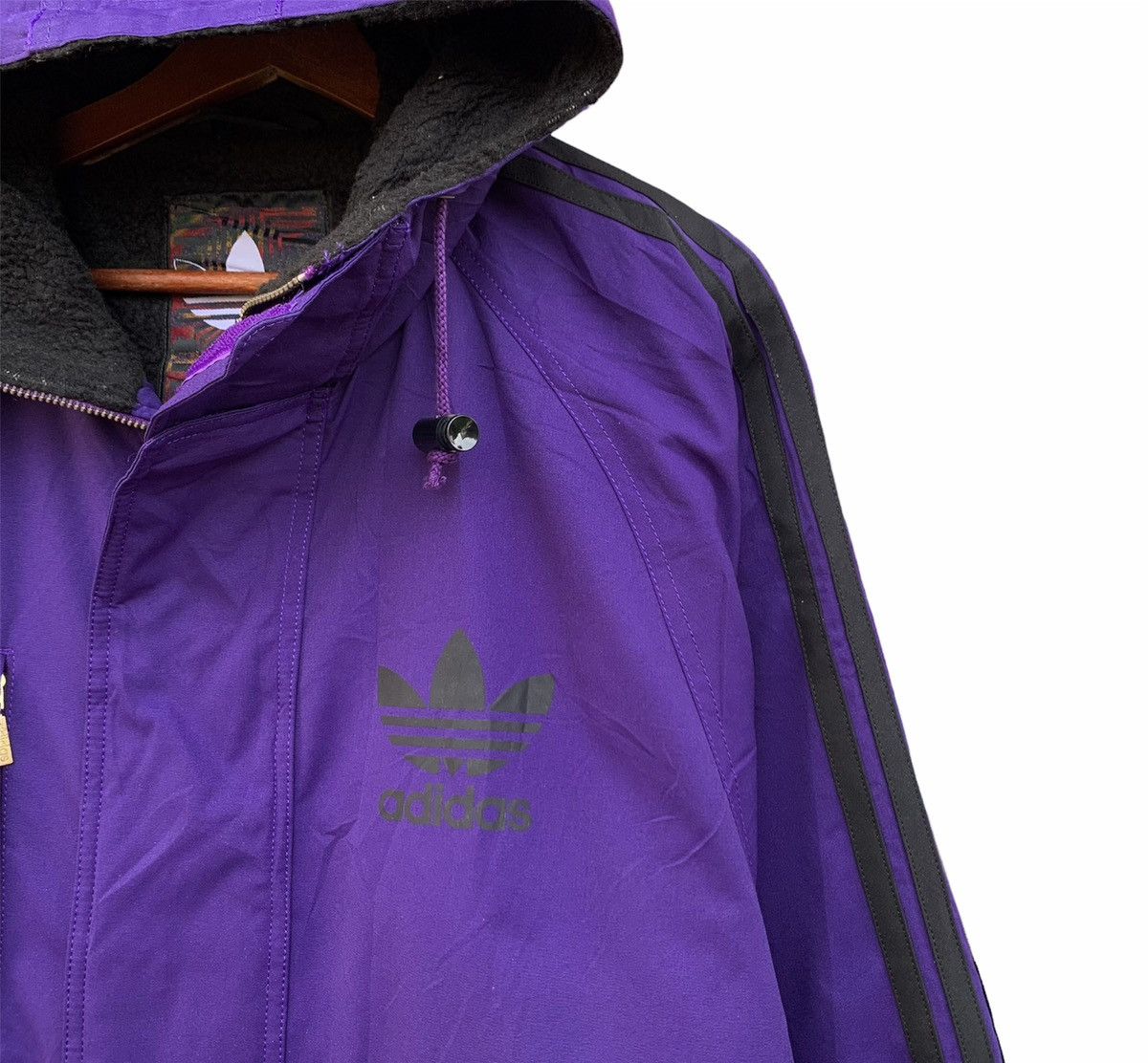 Adidas Rare! 94/95 F/W Sample Vintage Adidas Long Jacket Big Logo Size US XL / EU 56 / 4 - 10 Thumbnail