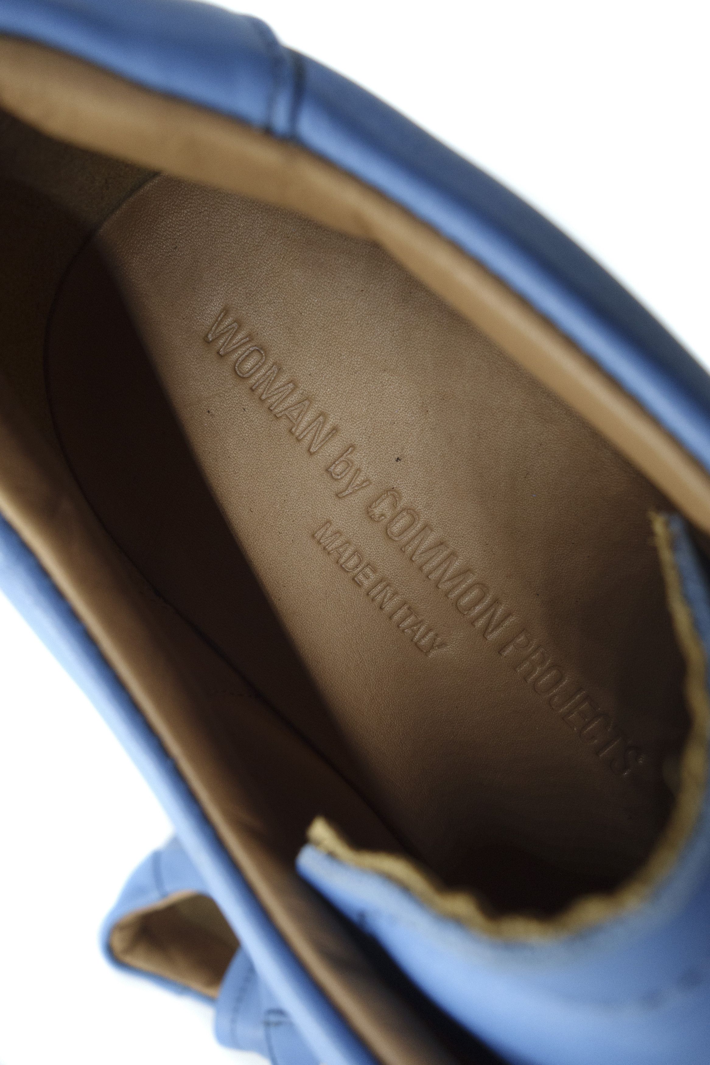 Common Projects Achilles Low Leather Blue Sneakers Size US 11 / IT 41 - 9 Thumbnail
