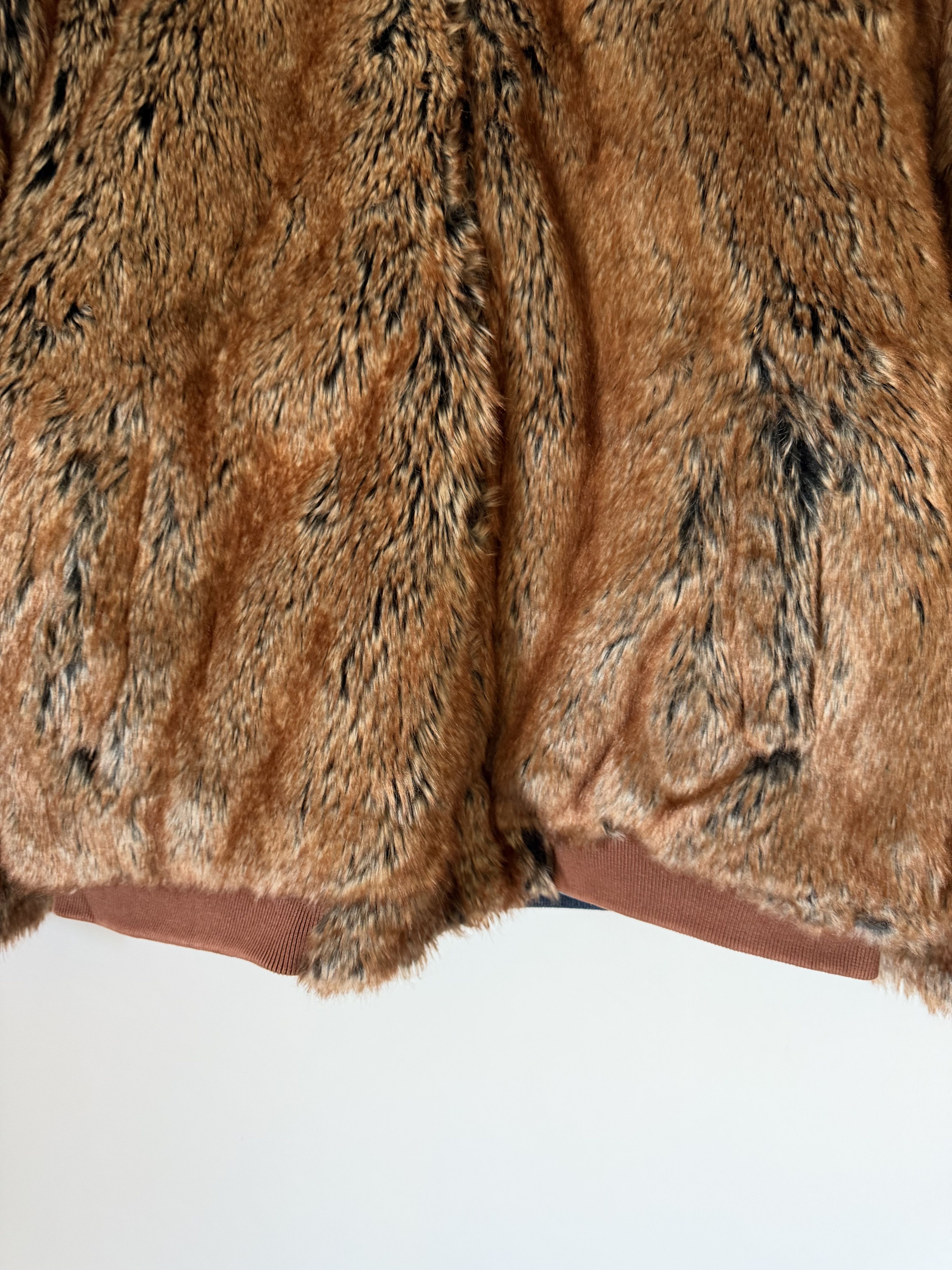 Supreme Supreme Faux Fur Reversible Hooded Work Jacket in Denim Size US XL / EU 56 / 4 - 5 Thumbnail