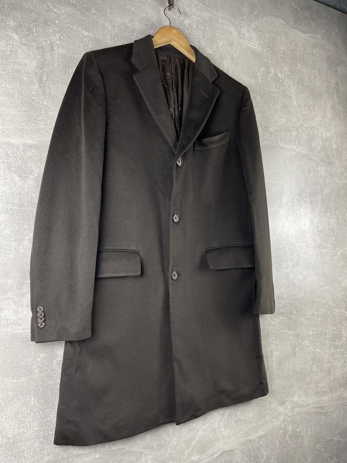 Colombo Colombo for Abital Virgin Wool Overcoat Brown/Green Size US M / EU 48-50 / 2 - 3 Thumbnail