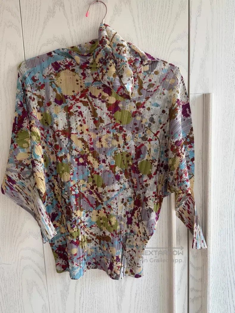 Issey Miyake Issey Miyake Color-blocked long-sleeve Size L / US 10 / IT 46 - 1 Thumbnail