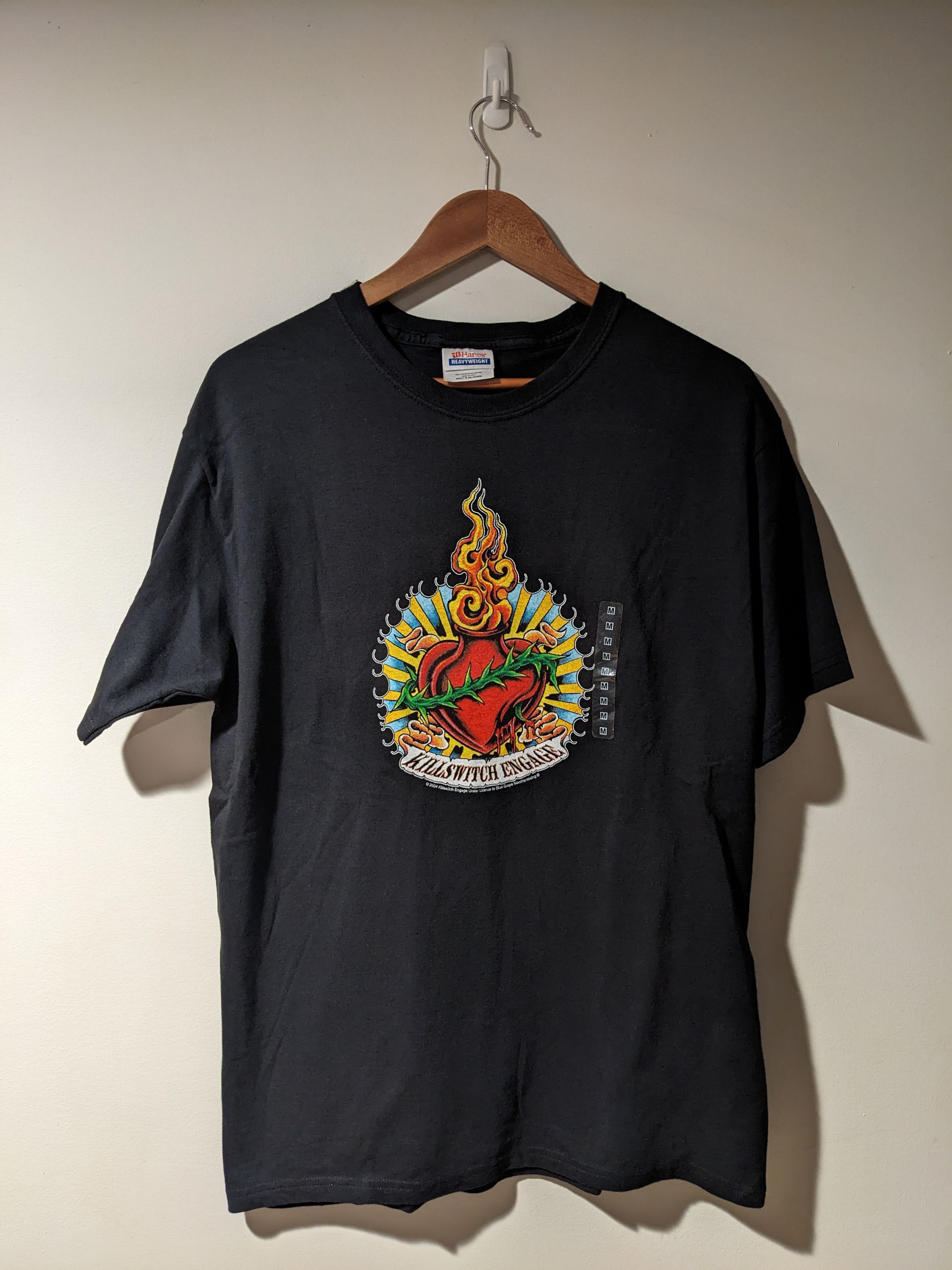 Band Tees Vintage 2004 Killswitch Engage Heart Tattoo Band T-Shirt Size US M / EU 48-50 / 2 - 1 Thumbnail