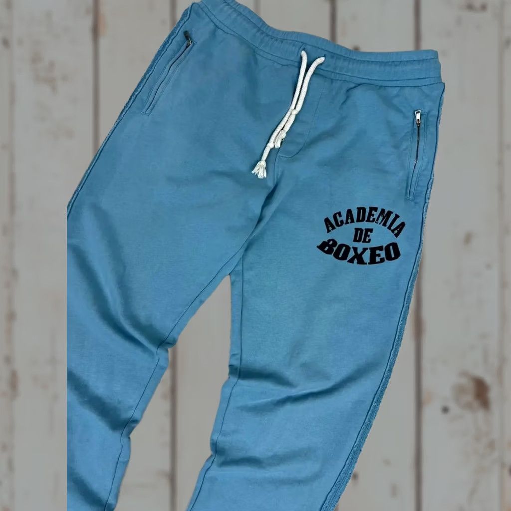 Dolce & Gabbana VINTAGE Dolce&Gabbana Academia De Boxeo Sweatpants Men M Blue Sweatpants Mens Size M Blue Dolce&Gabbana Running & Jogging 90s Logo Size US 31 - 1 Thumbnail