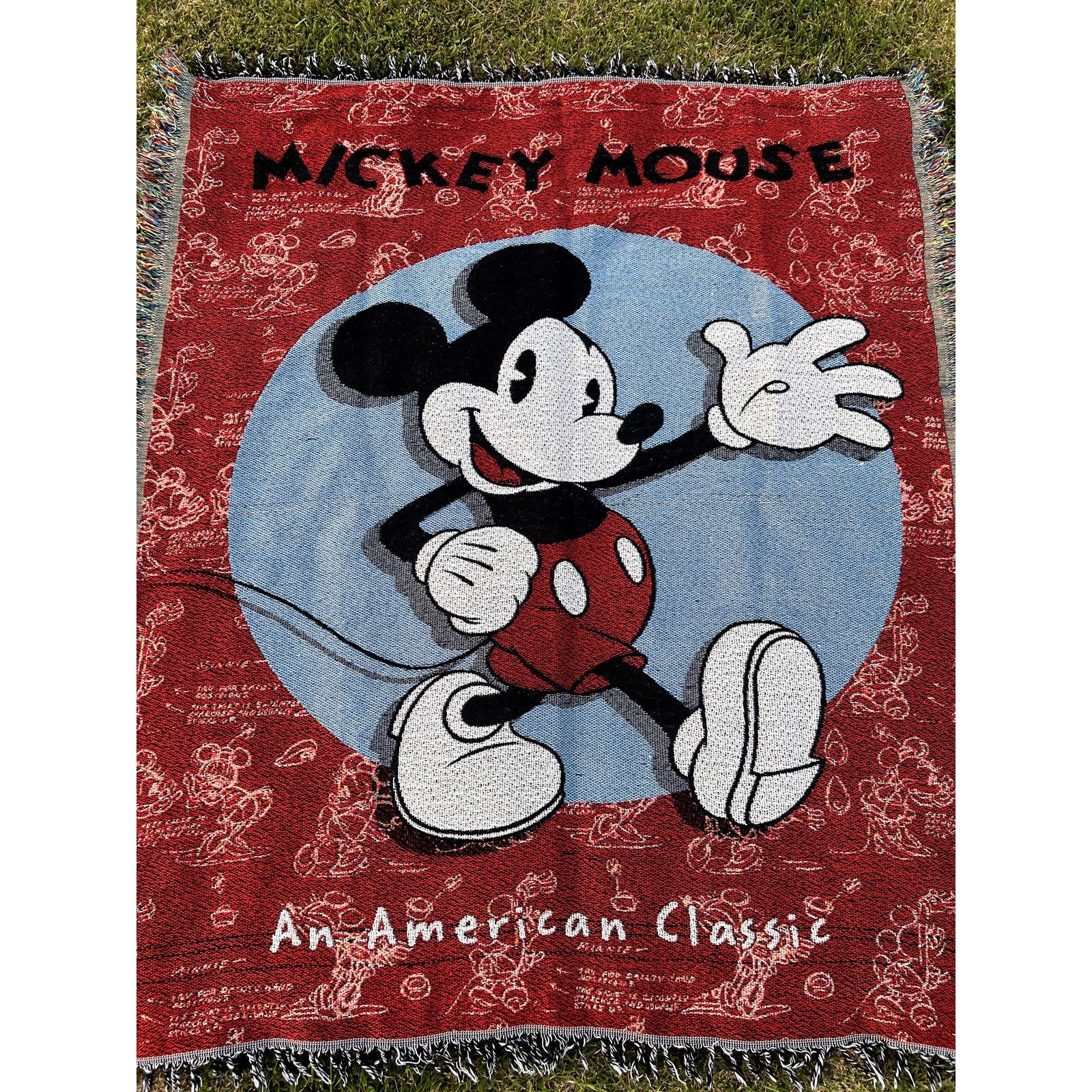 Disney × Vintage Vintage Disney Mickey Mouse Tapestry Blanket Size ONE SIZE - 2 Thumbnail