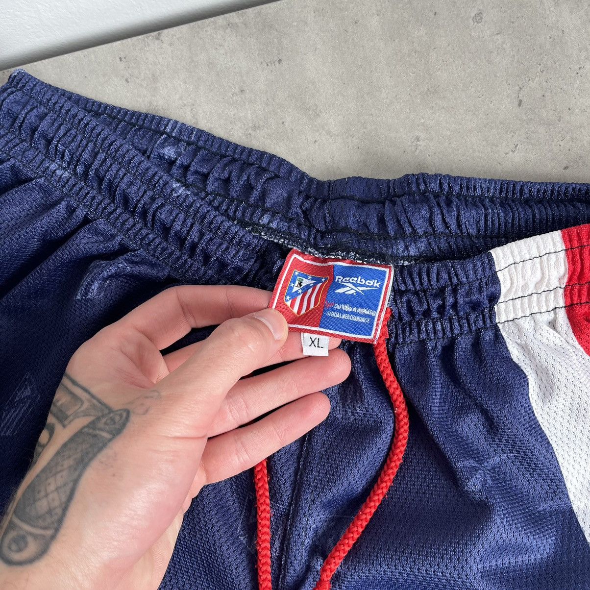 Reebok RARE! Vintage 1998-1999 Athletico Madrid Away Soccer Short Size US 36 / EU 52 - 3 Thumbnail
