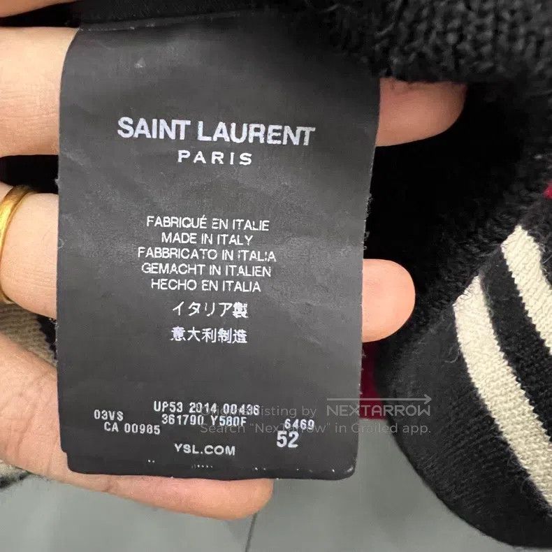 Saint Laurent Paris Saint Laurent Paris Red leopard print baseball jacket Size US L / EU 52-54 / 3 - 5 Thumbnail
