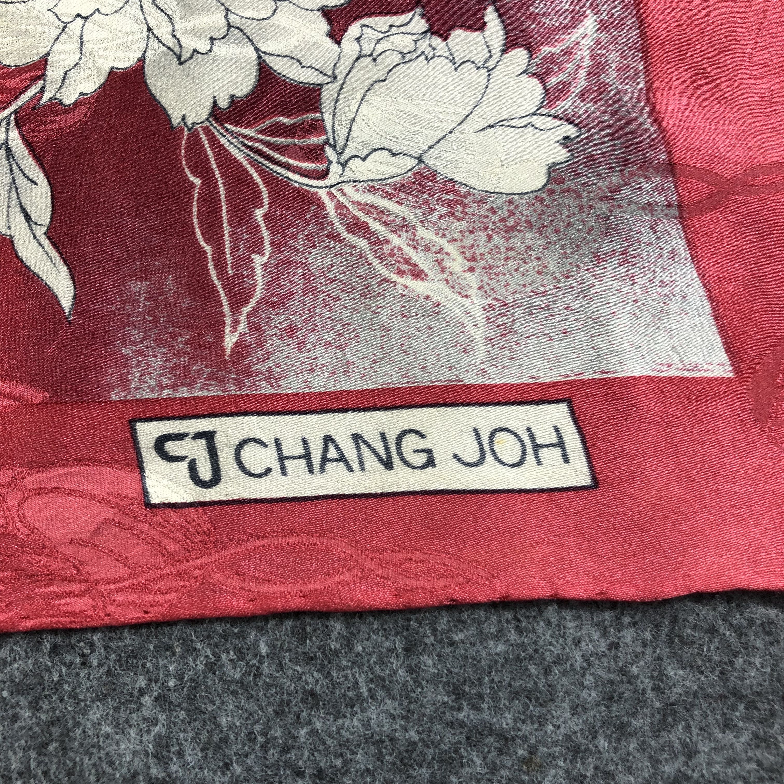 Vintage Vintage Chang Joh Floral Hand Rolled Silk Scarf M812 Size ONE SIZE - 3 Thumbnail