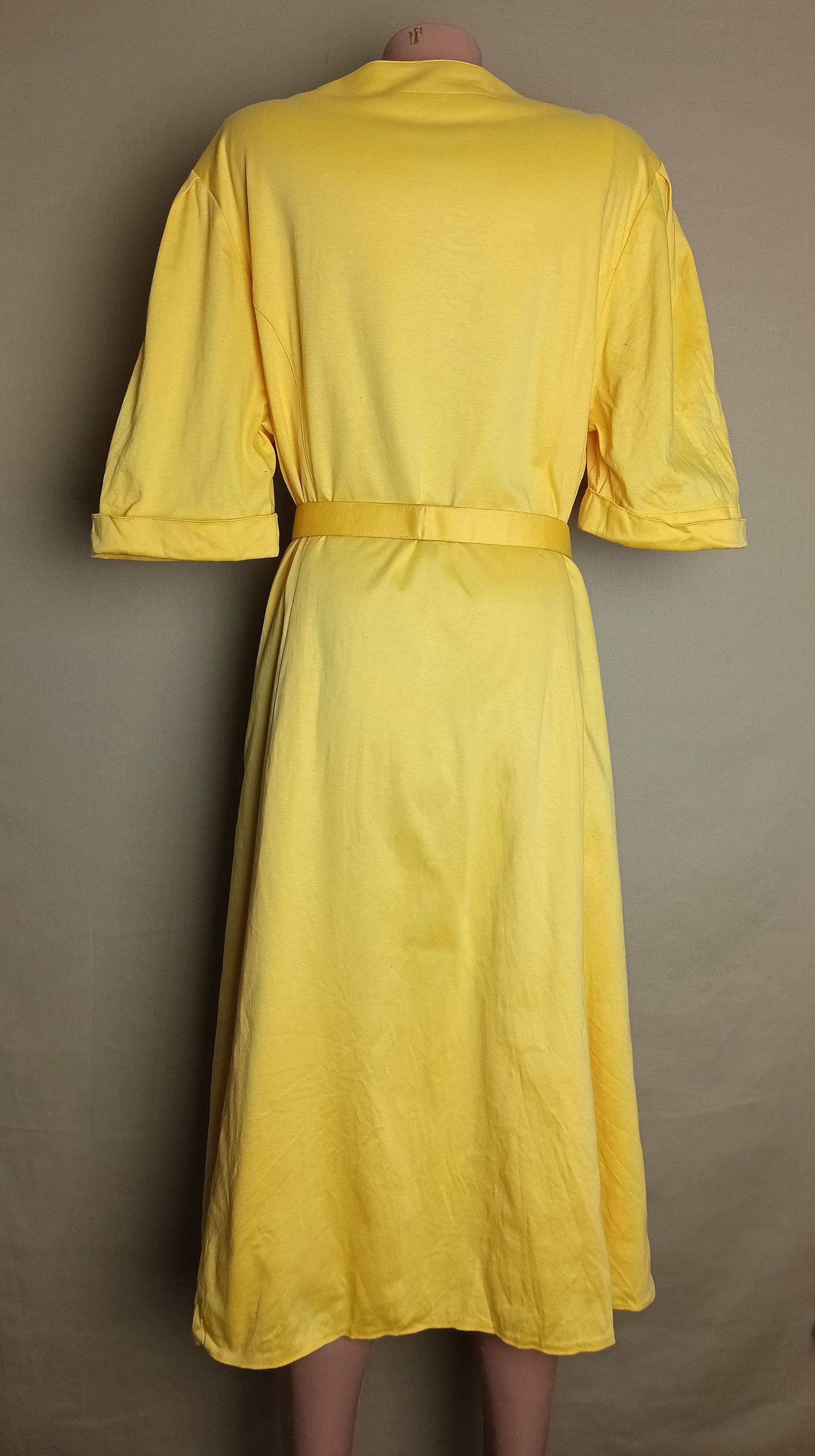 Givenchy × Vintage GIVENCHY En Plus 80’s Yellow Overall Dress Size EU 46/18W Size XL / US 12-14 / IT 48-50 - 2 Thumbnail