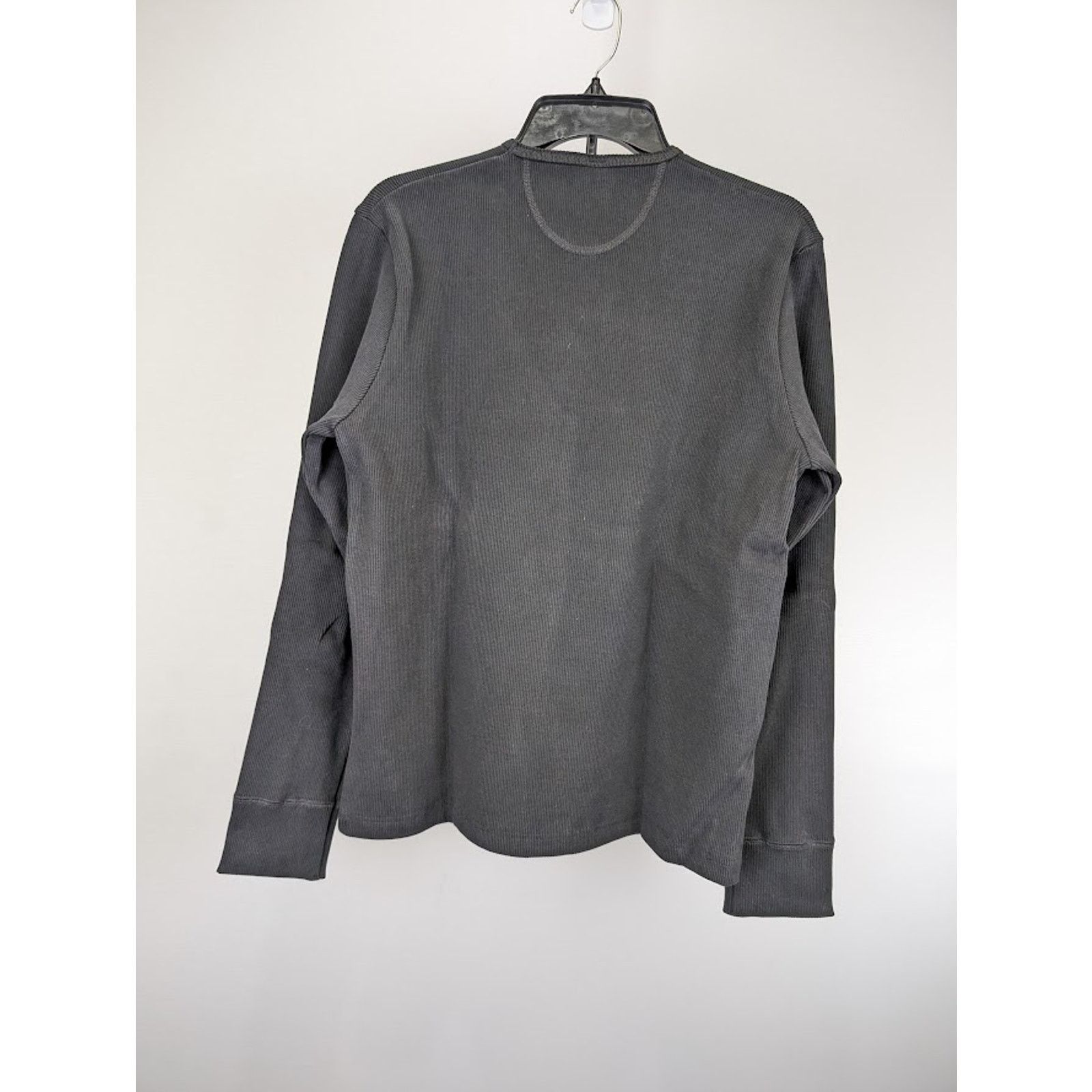 o1rshd1 Ribbed Jersey Stretch E. Long Sleeves Shirt in Black