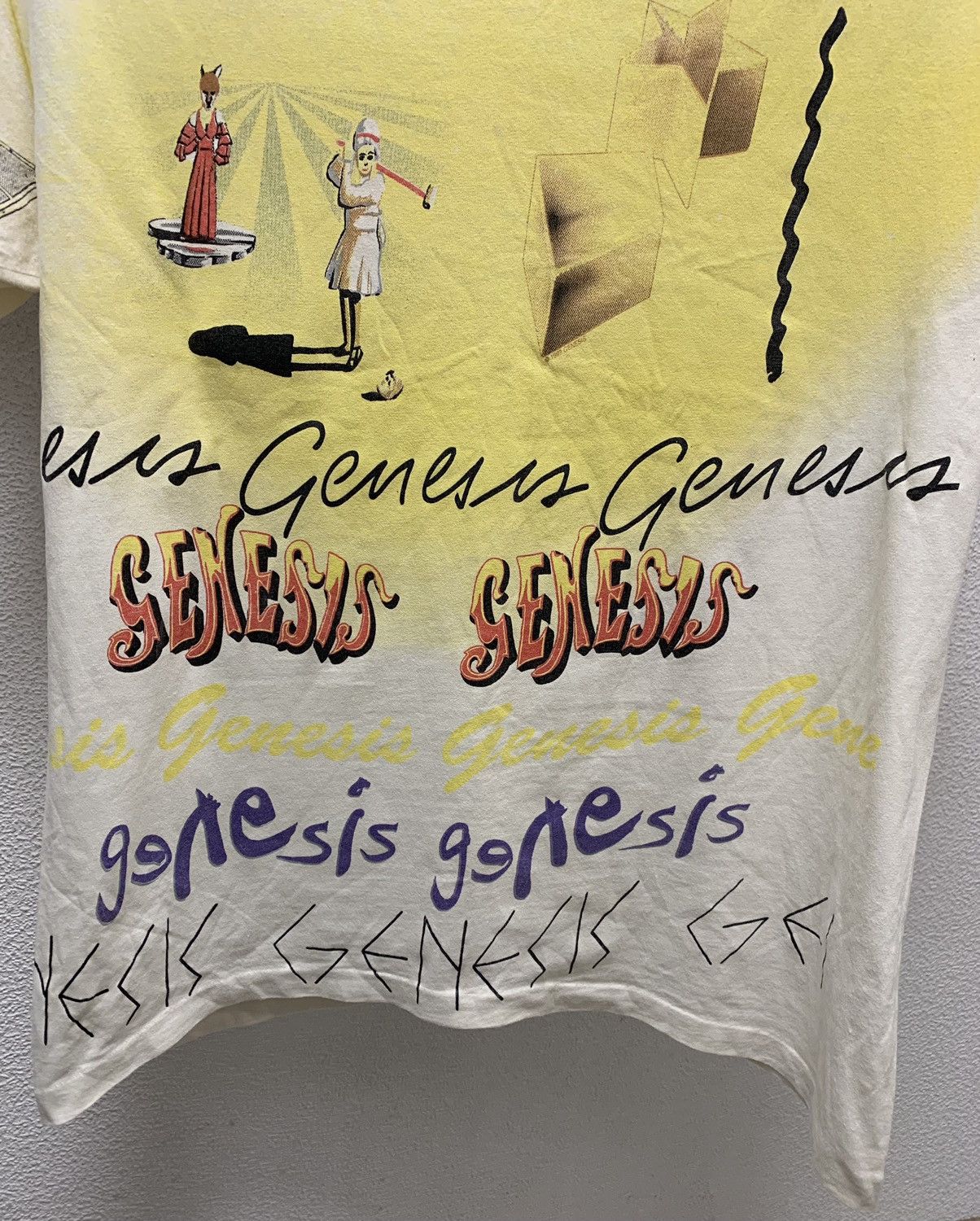 Band Tees Genesis 1992 fullprint single t-shirt M sz made in Usa tour Size US M / EU 48-50 / 2 - 5 Thumbnail