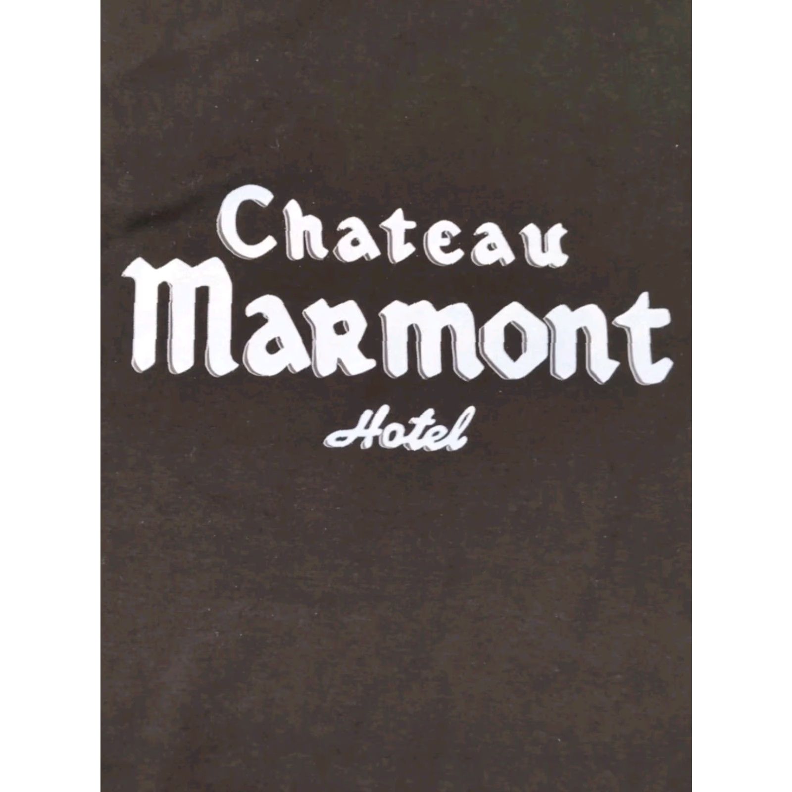 Vintage VINTAGE Chateau Marmont Hotel T Shirt Large L Black 42" Chest Cotton 70s Art Band Beach California City Classic Designer Shirts Mens Womens Size US L / EU 52-54 / 3 - 2 Thumbnail
