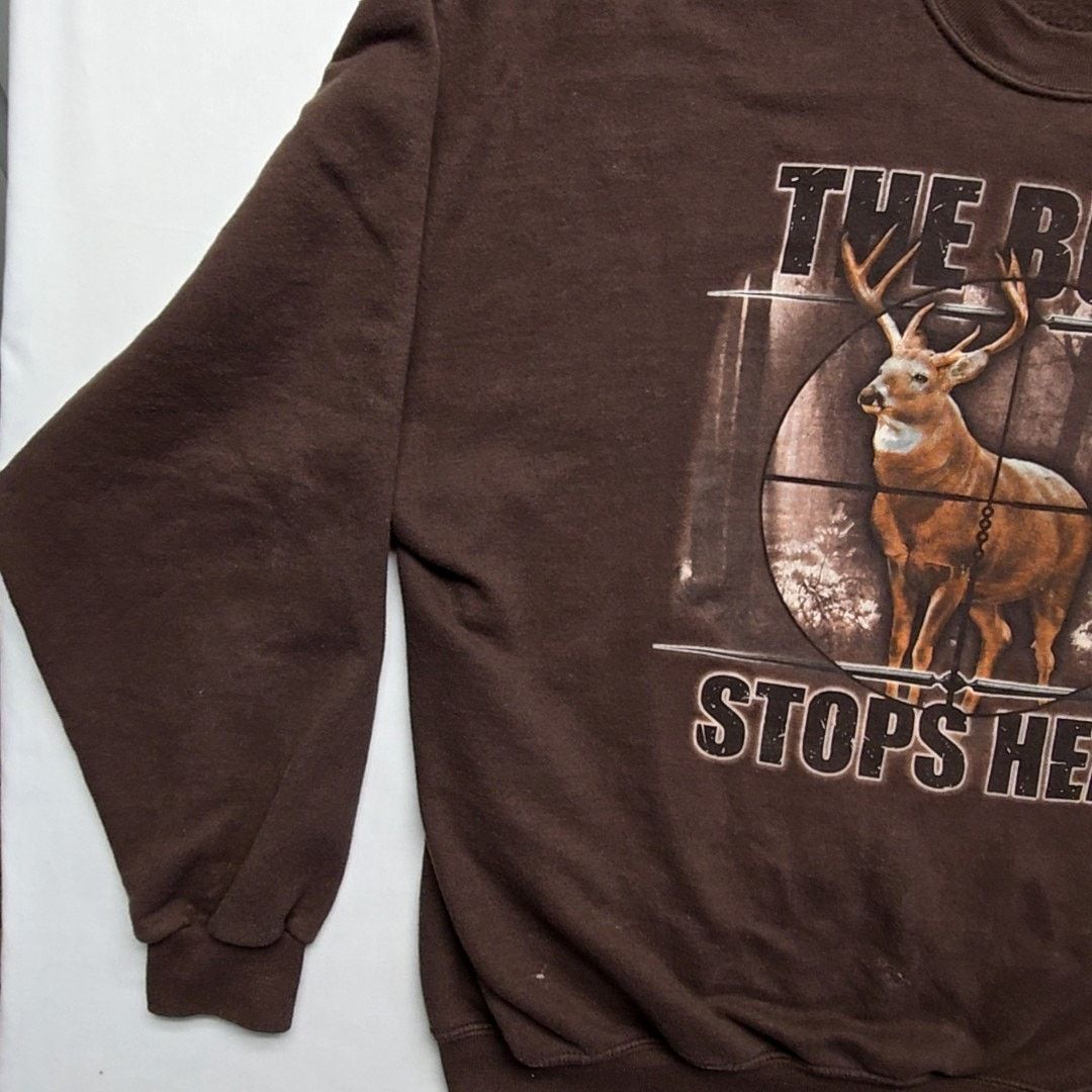 Other Deer Hunting Graphic Sweatshirt Brown Outdoors XL Crewneck Size US XL / EU 56 / 4 - 7 Thumbnail
