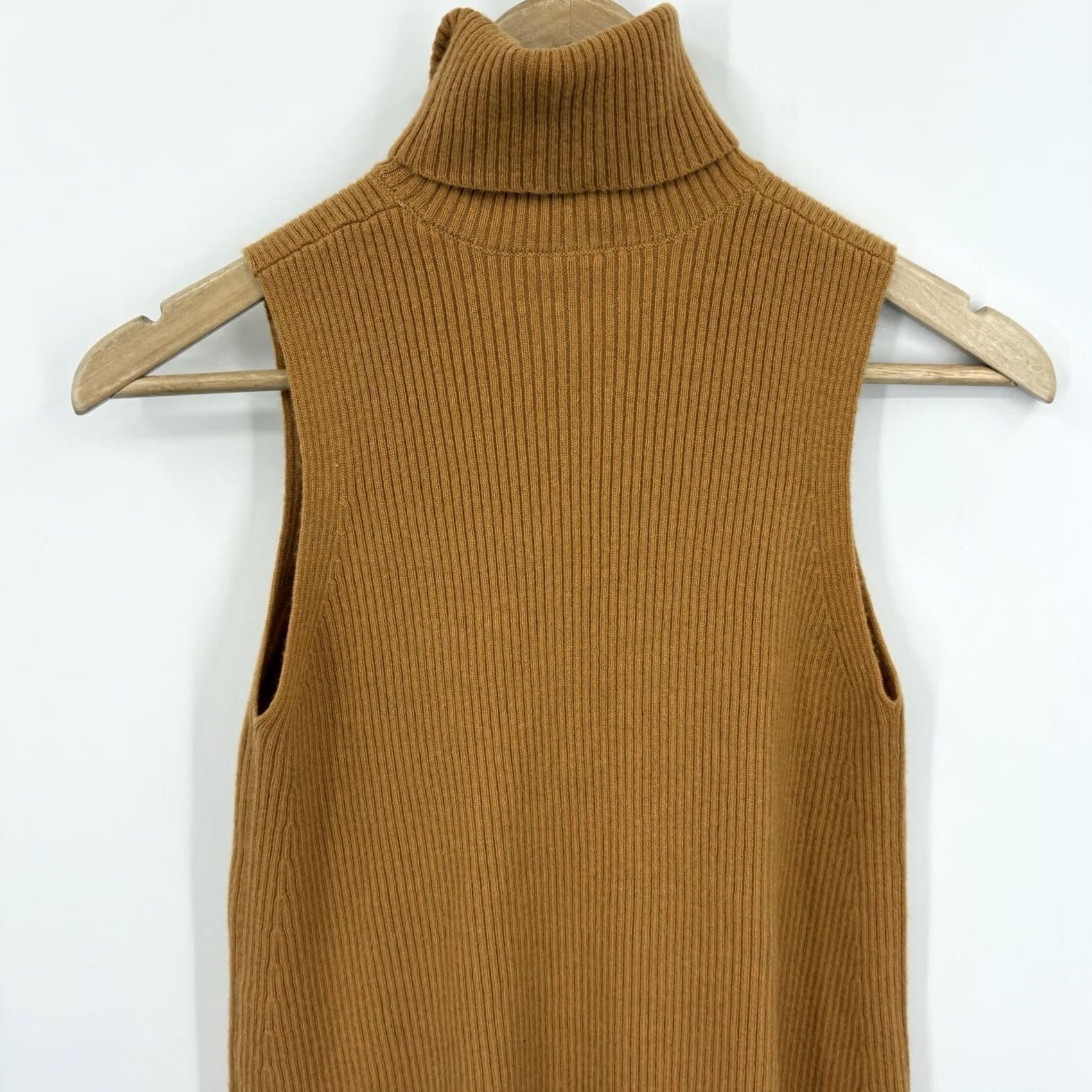 Cult Gaia Cult Gaia Sweater XS Cashmere Wool Capsule Luxury Soft Parisian Turtleneck Womens XS Orange Pullover Knit Long Sleeve Casual Business Travel Classic Size XS / US 0-2 / IT 36-38 - 7 Thumbnail