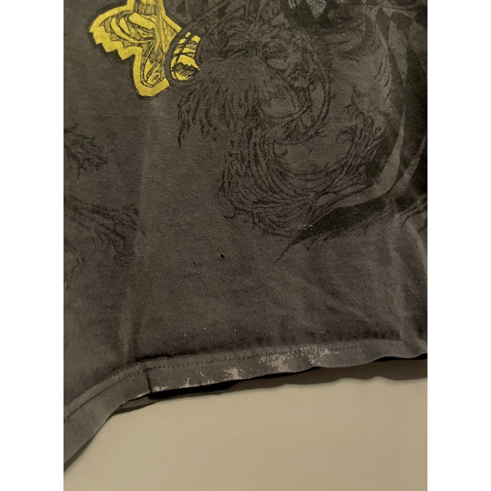 Fox Racing VINTAGE Fox Skull T-Shirt Grey M Men Medium Shirt Size US M / EU 48-50 / 2 - 5 Thumbnail