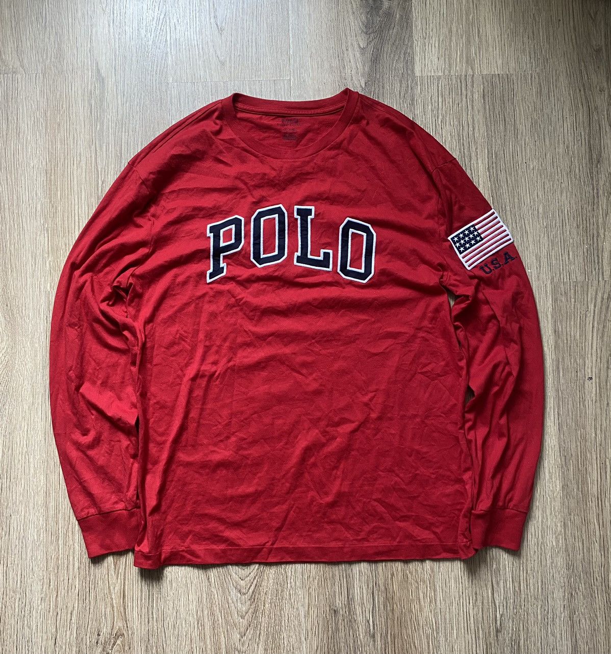 Polo Ralph Lauren Vintage Polo Ralph Lauren USA Country Rugby big logo long Size US M / EU 48-50 / 2 - 1 Thumbnail